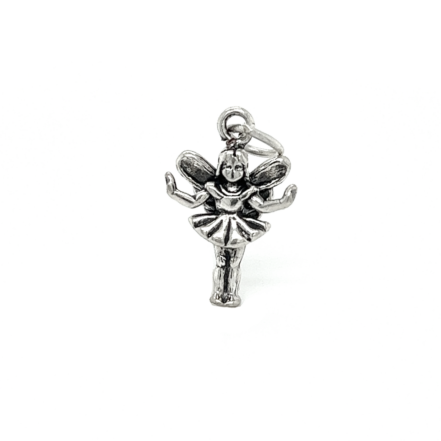 
                  
                    An enchanting Super Silver Fairy Charm on a white background.
                  
                