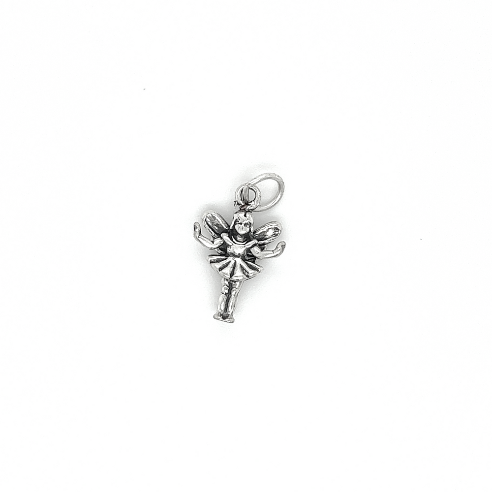 
                  
                    A Fairy Charms silver charm with a magical flower from Super Silver.
                  
                
