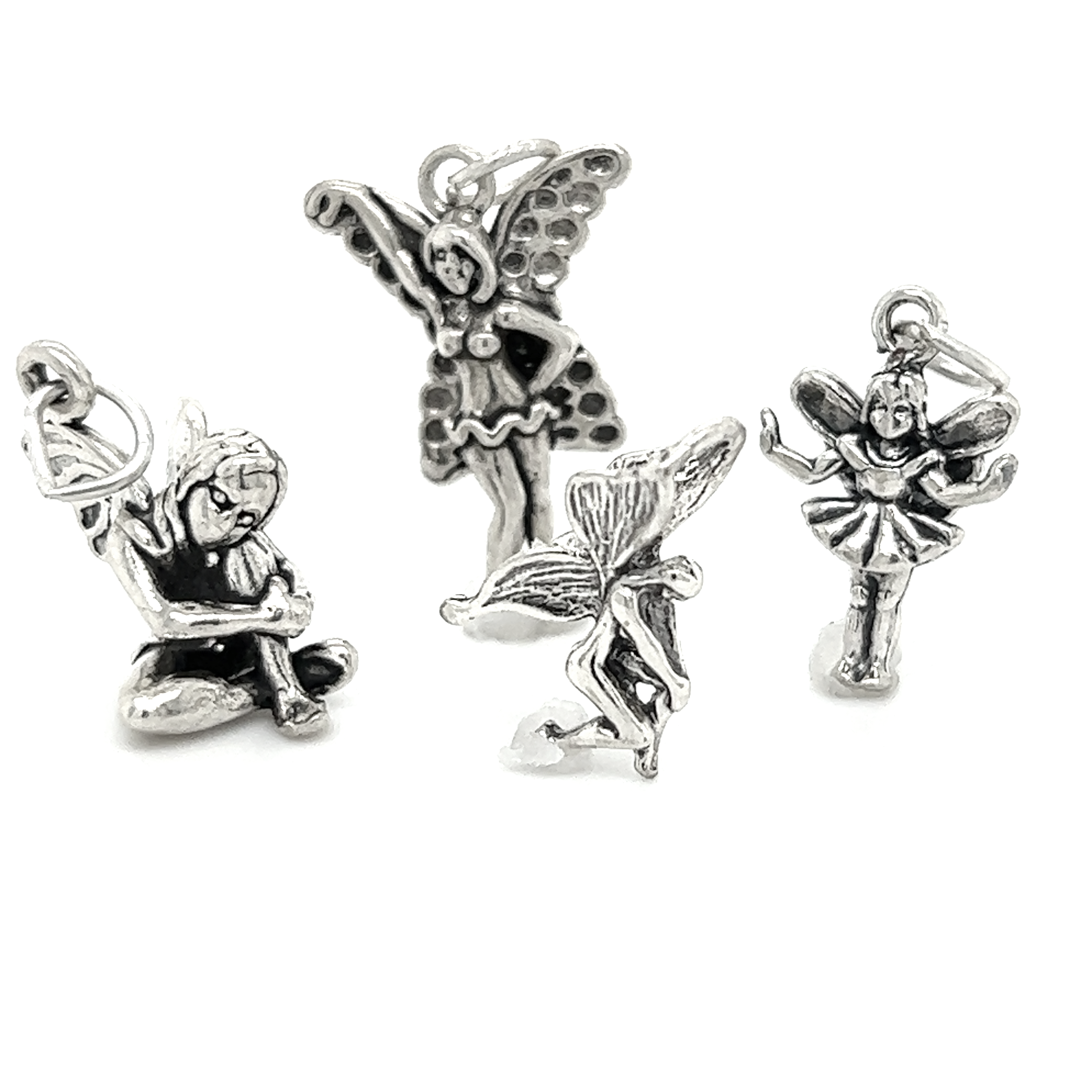 Silver Fairy Charms