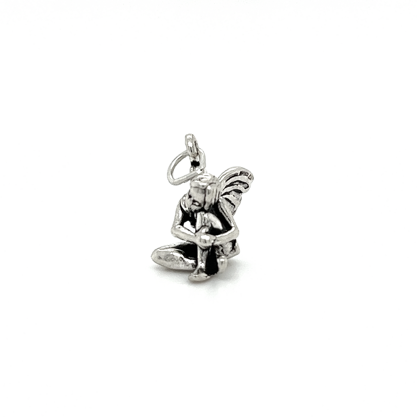 
                  
                    A Super Silver Fairy Charm with a touch of enchantment on a white background.
                  
                