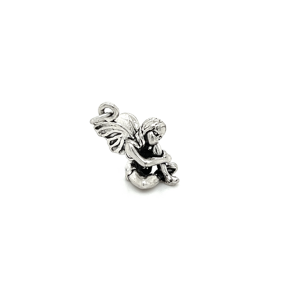 
                  
                    A Super Silver Fairy Charm with a touch of magic on a white background.
                  
                