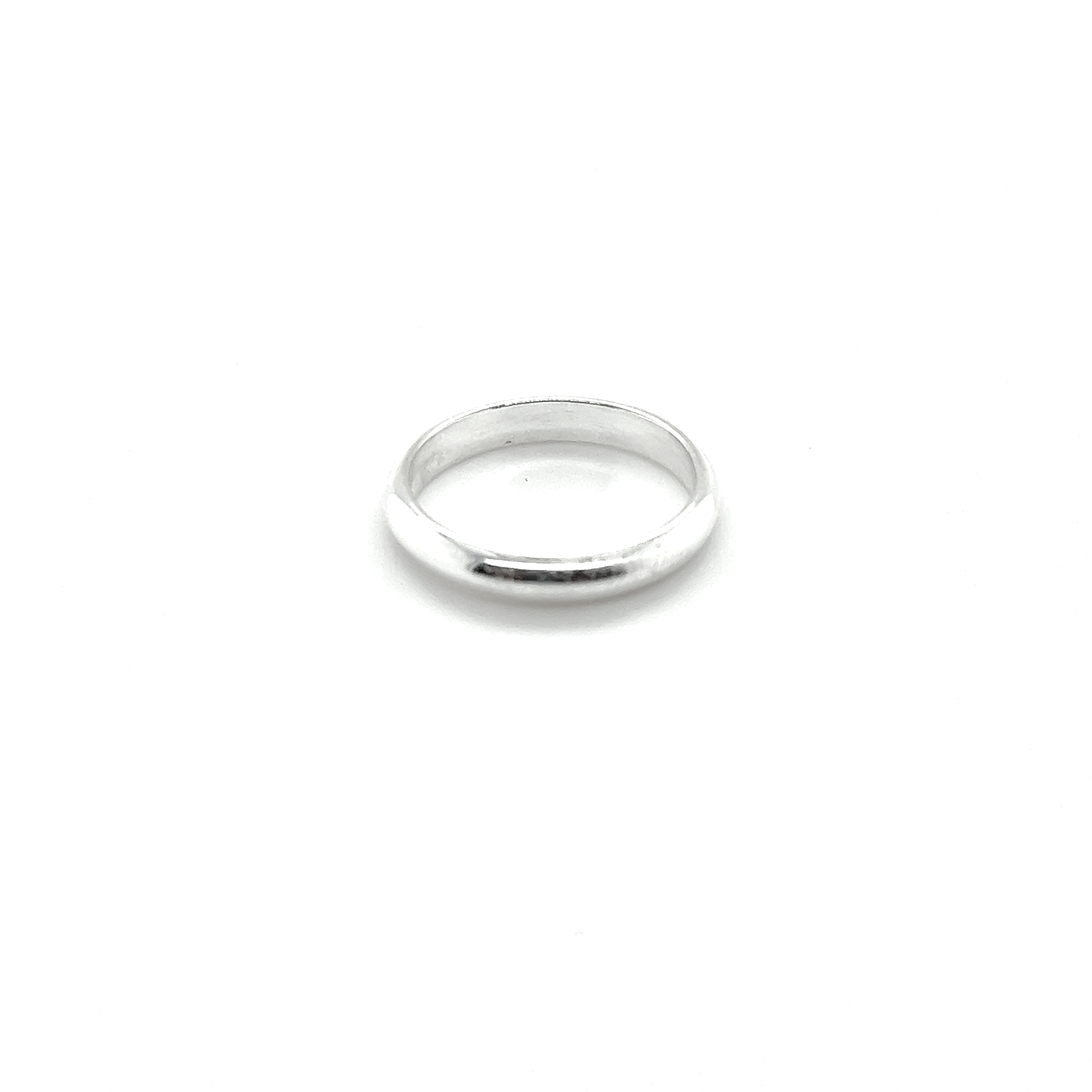 A 3mm Plain Band on a white background.