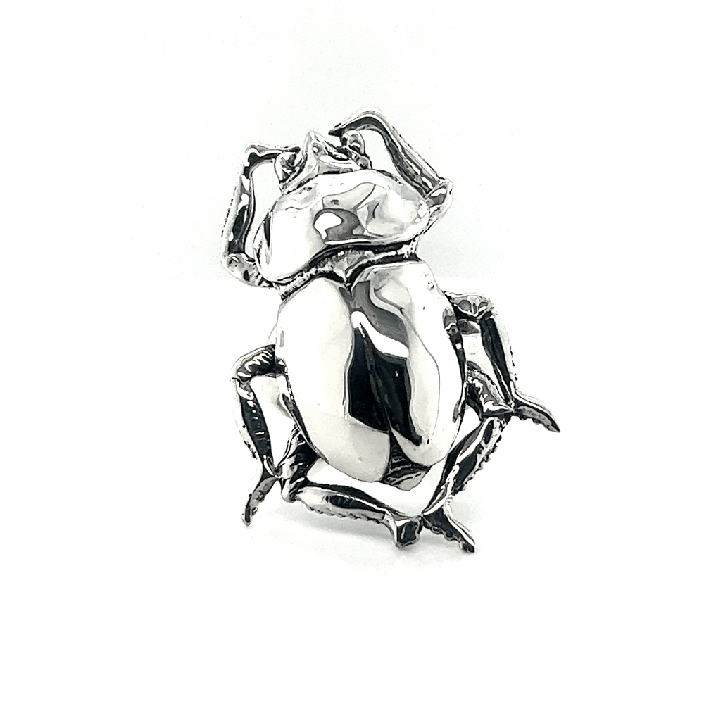 A Statement Scarab Beetle Ring on a white background.