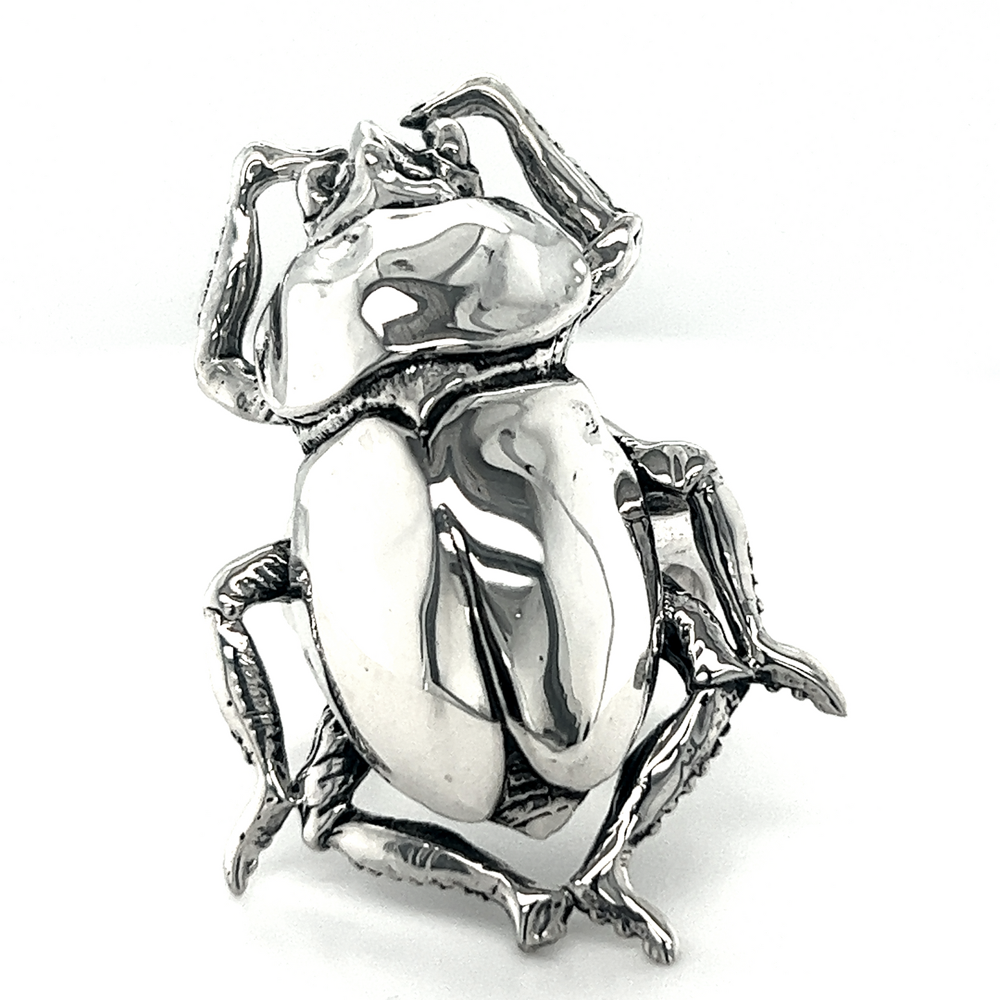 A Statement Scarab Beetle Ring on a white background.