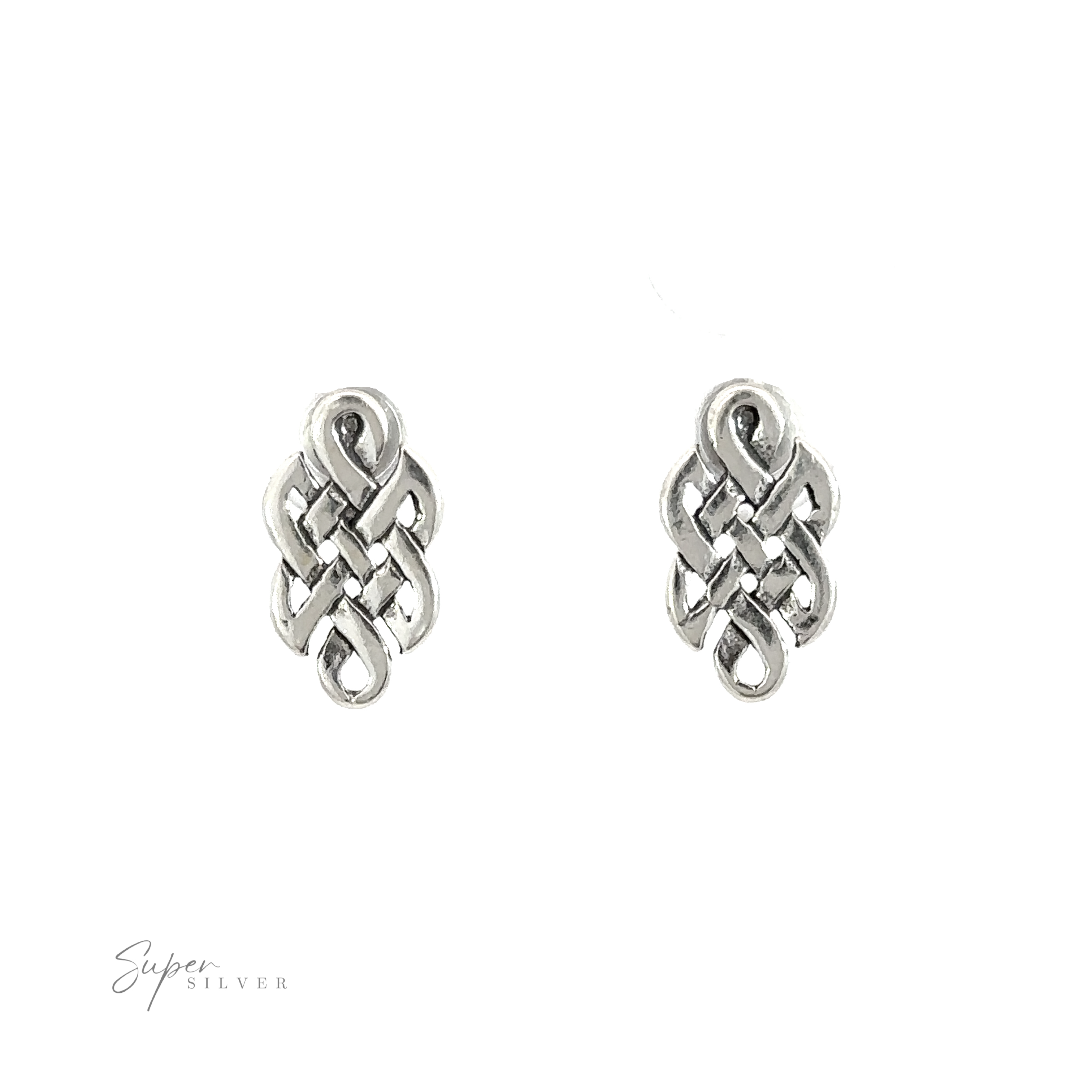 A stunning pair of silver Celtic Knot Studs