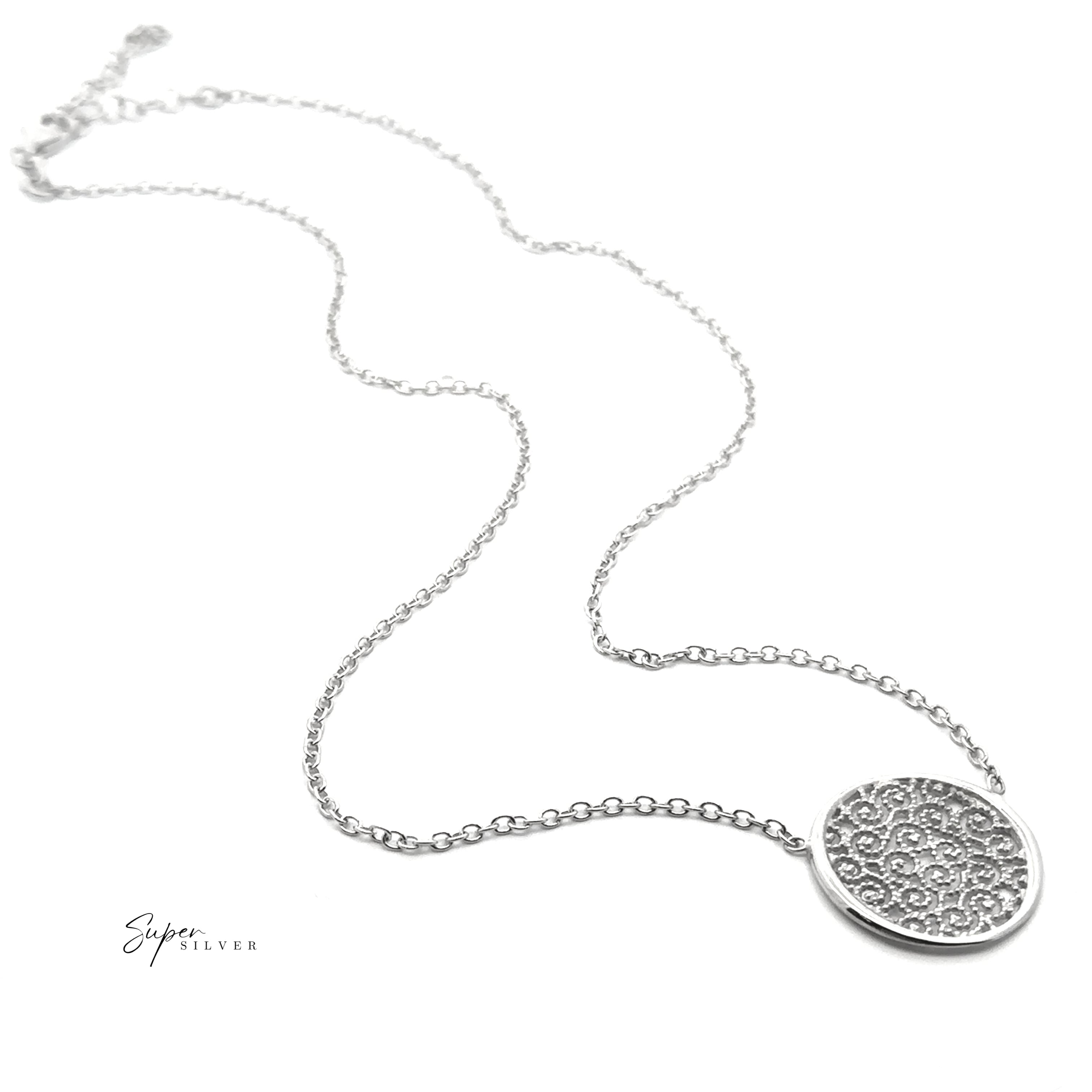 Lace Medallion Necklace