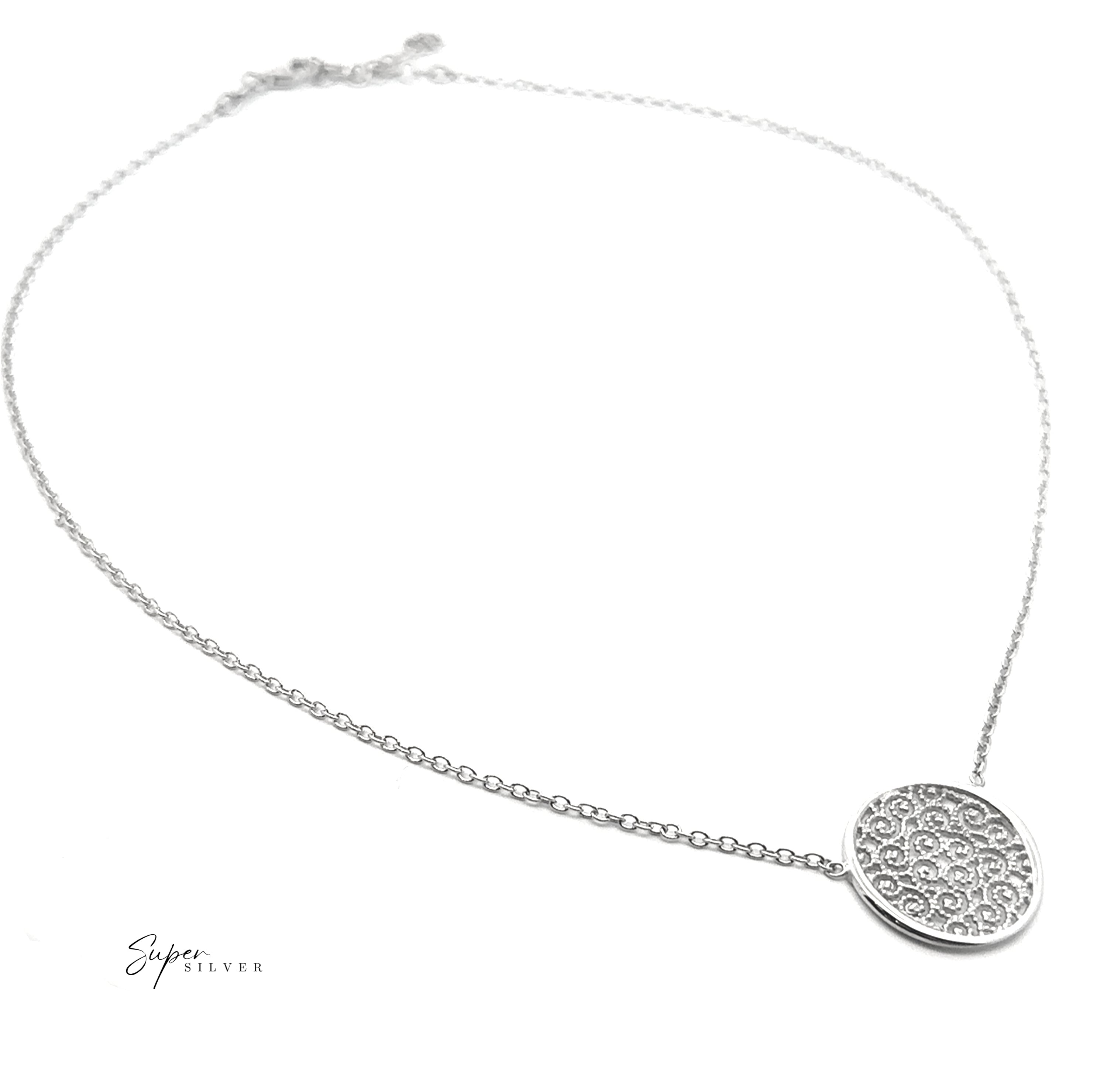 Lace Medallion Necklace