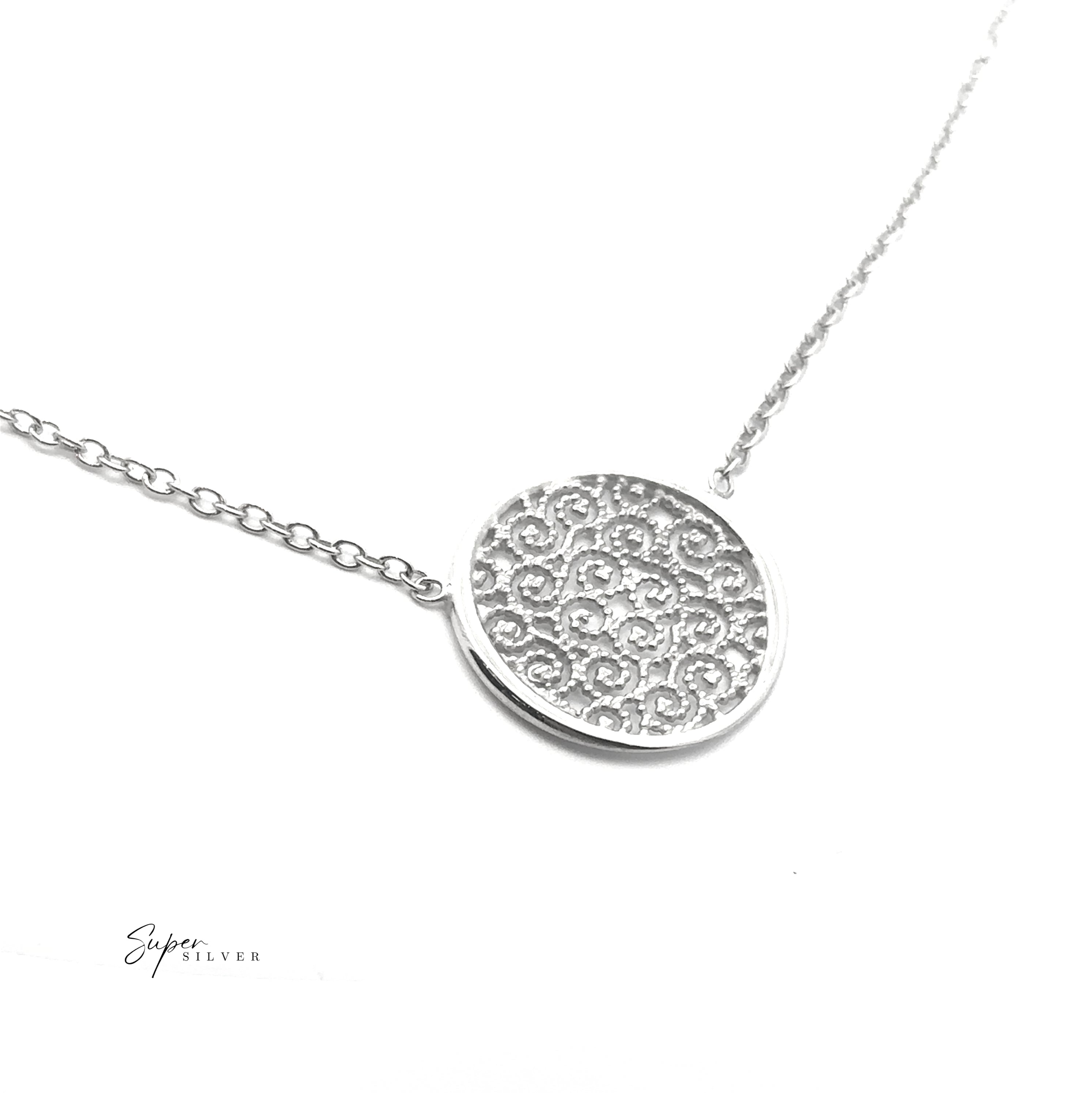 Lace Medallion Necklace