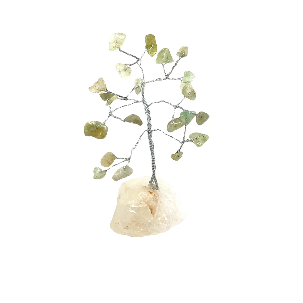 A Delicate Wire Tree with Gemstones, perfect for home decor.