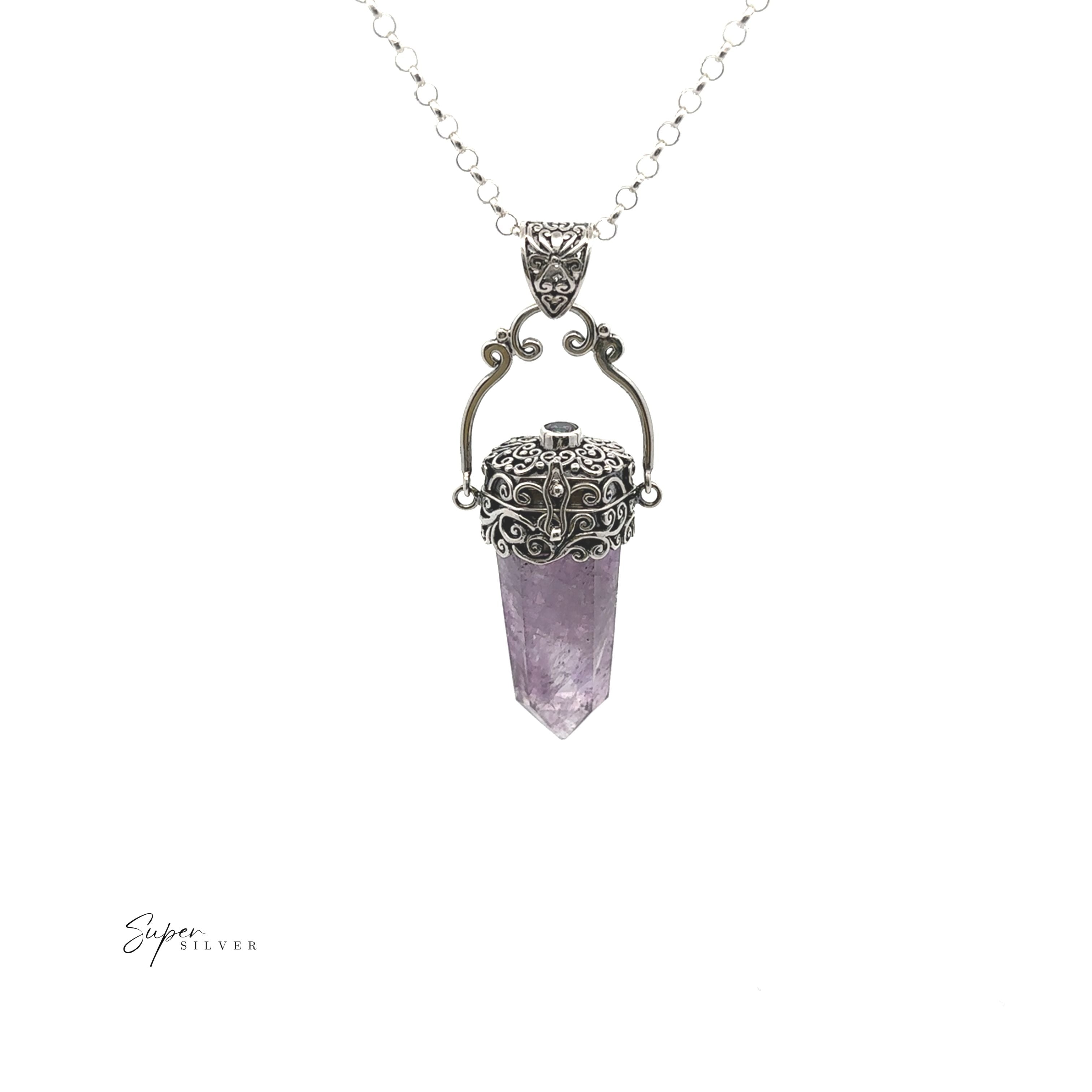 Phenomenal Amethyst Poison Pendant