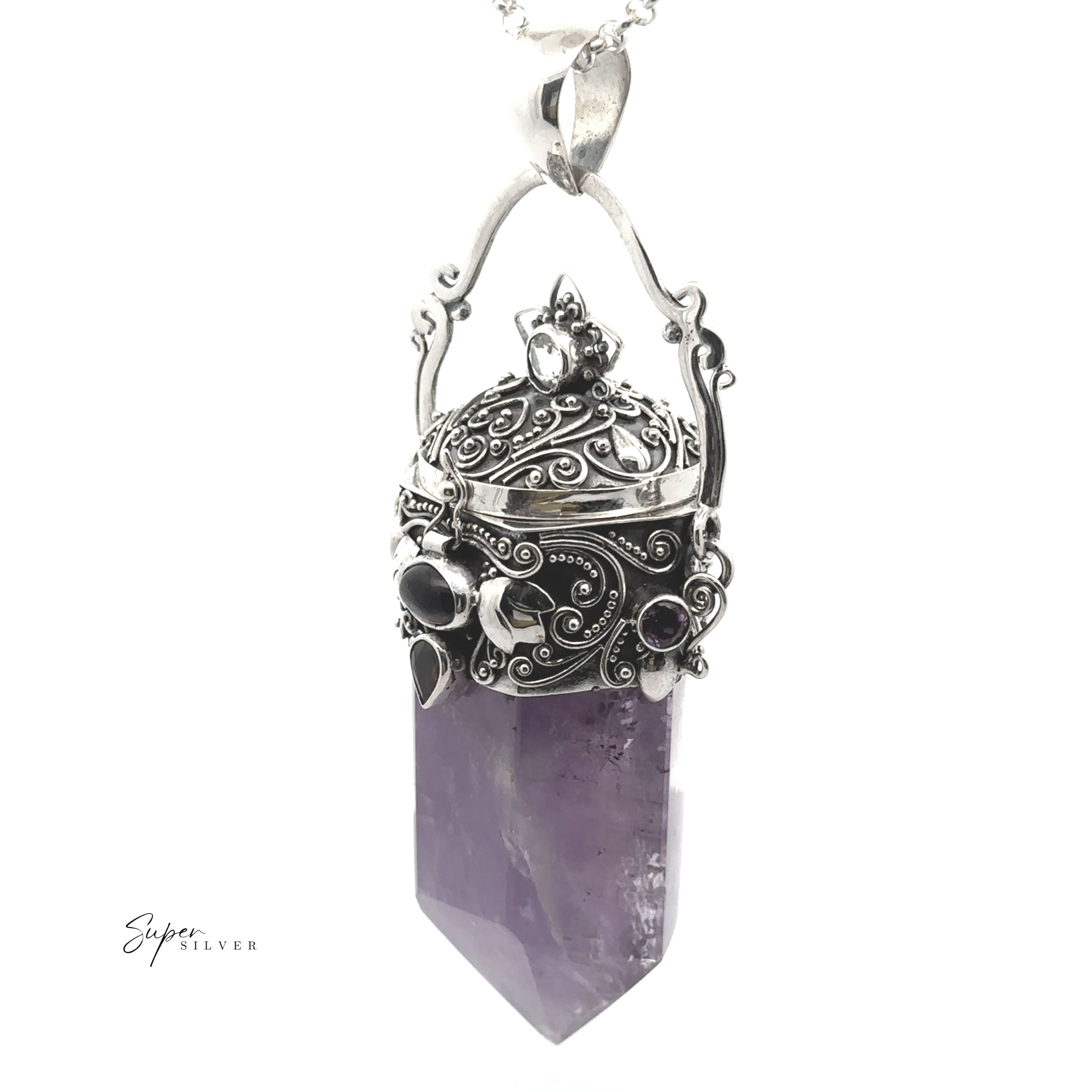 Phenomenal Amethyst Poison Pendant