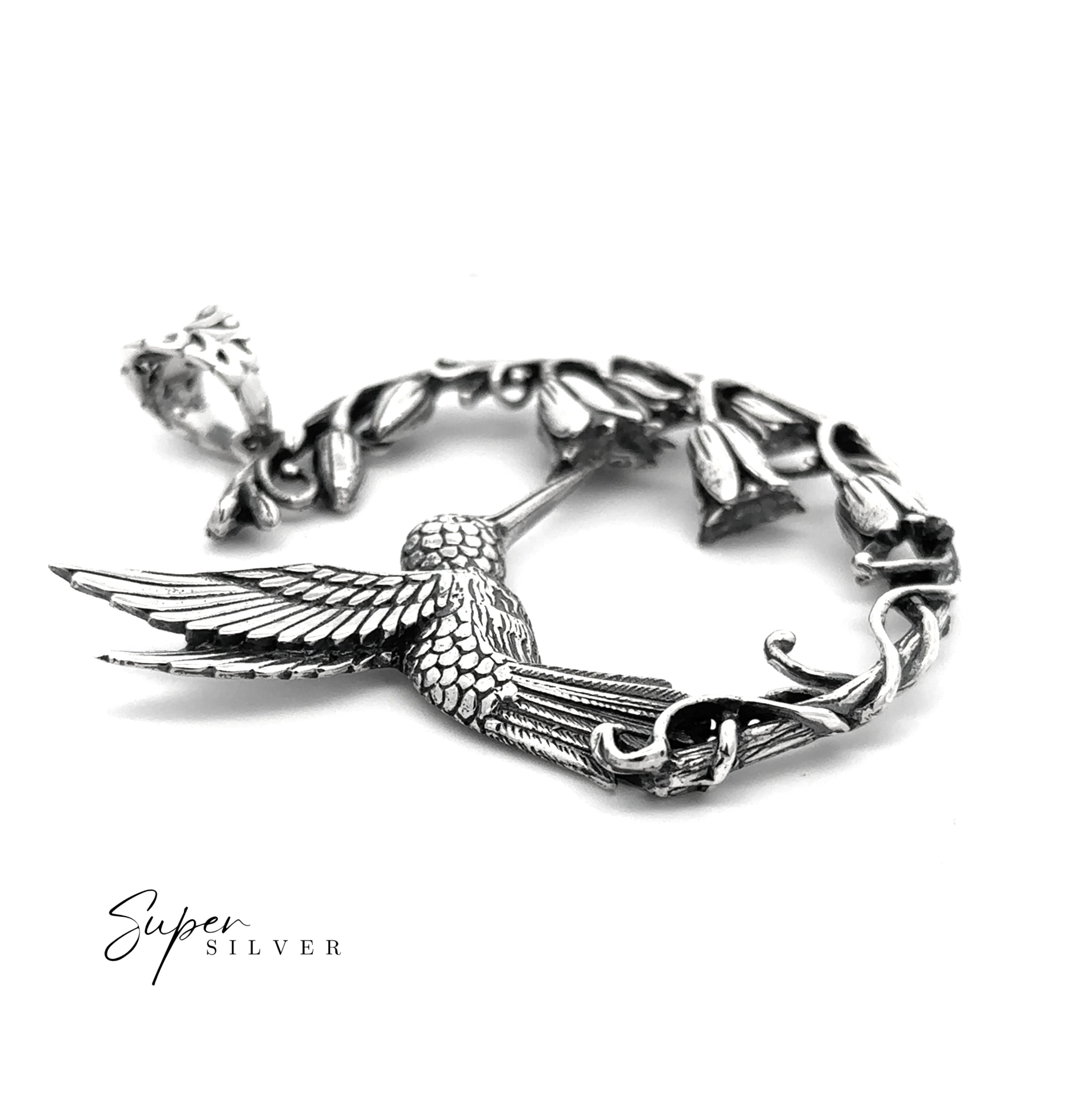 Pendentif Colibri Floral