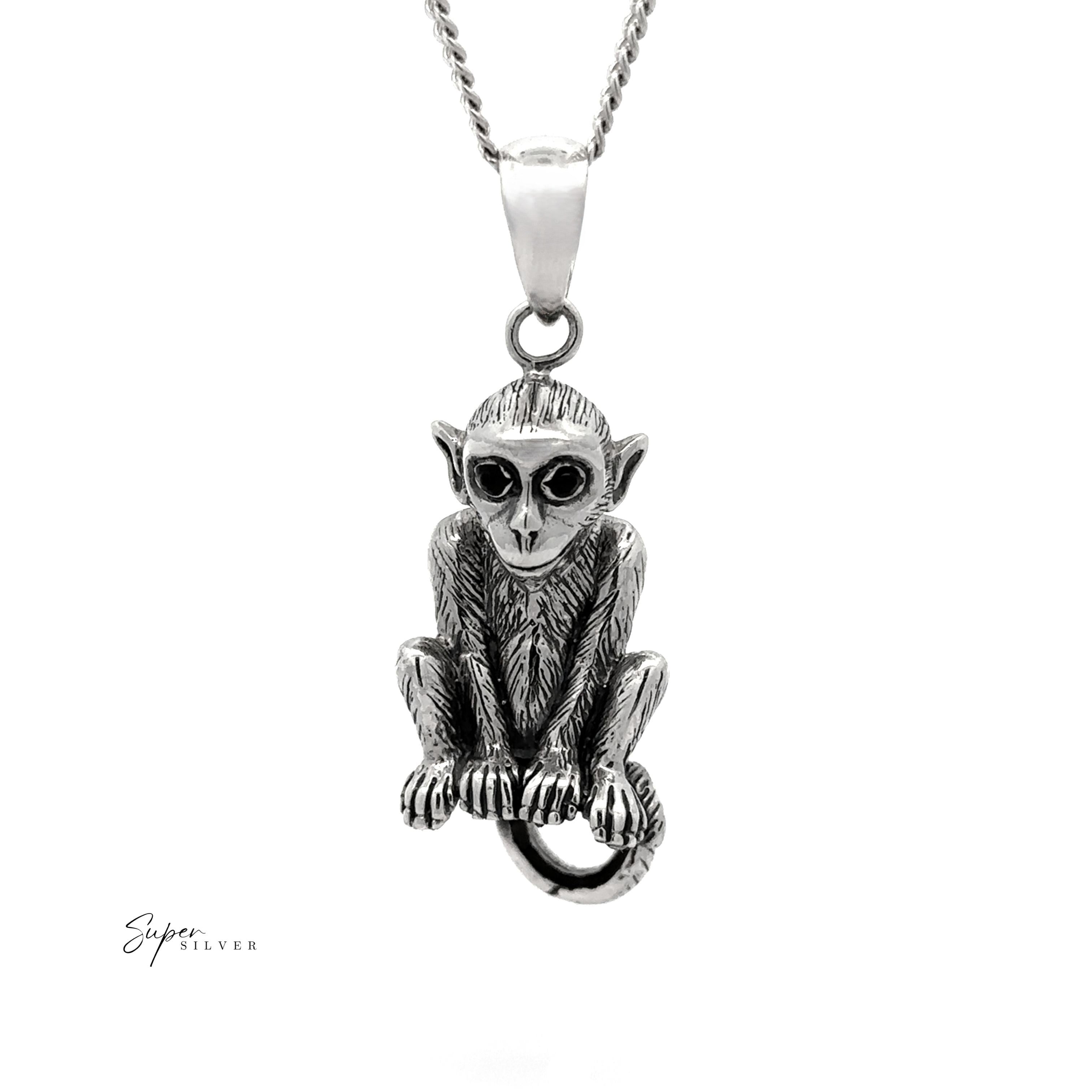 Sitting Monkey Pendant