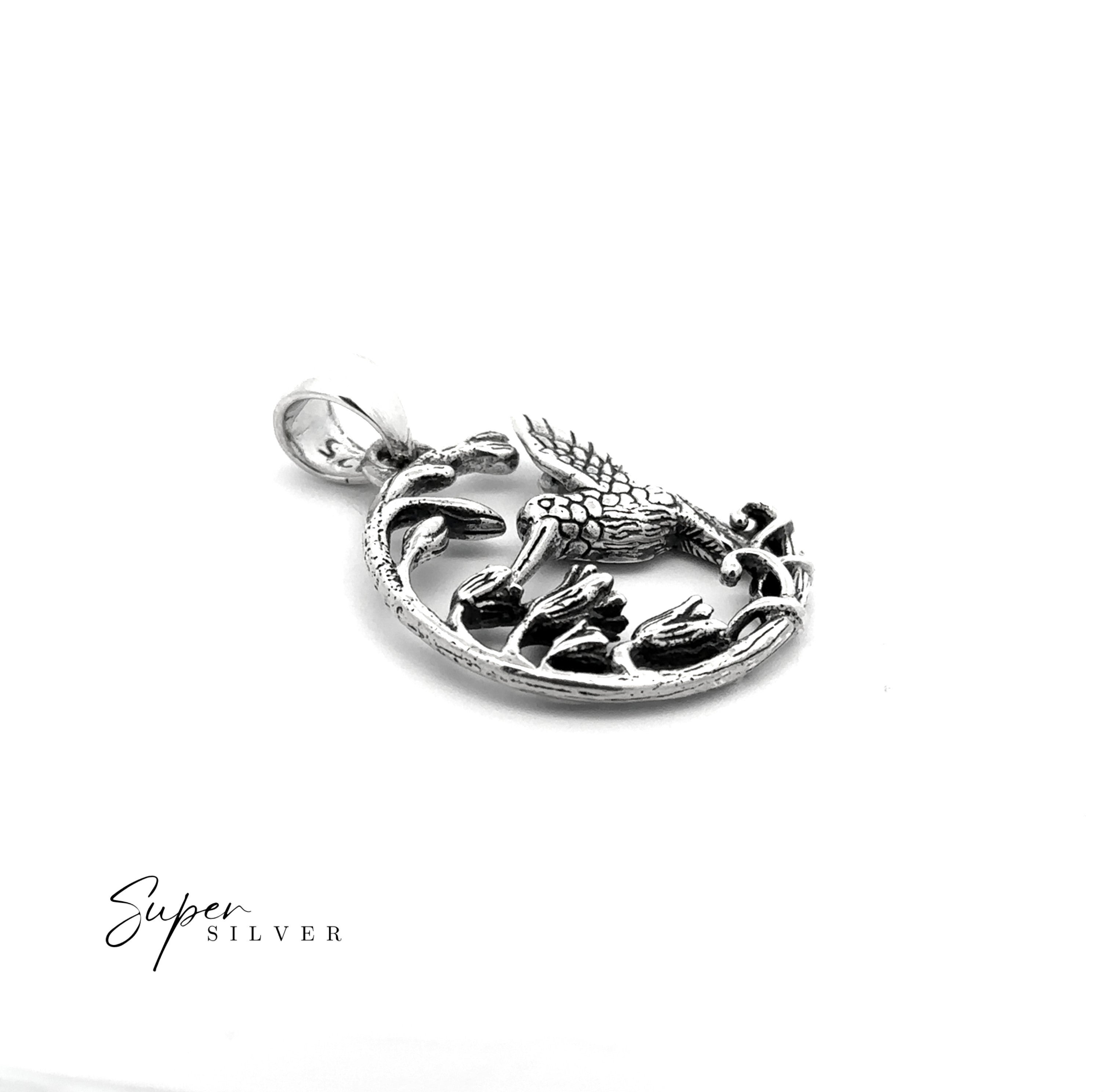 Pendentif Colibri Floral
