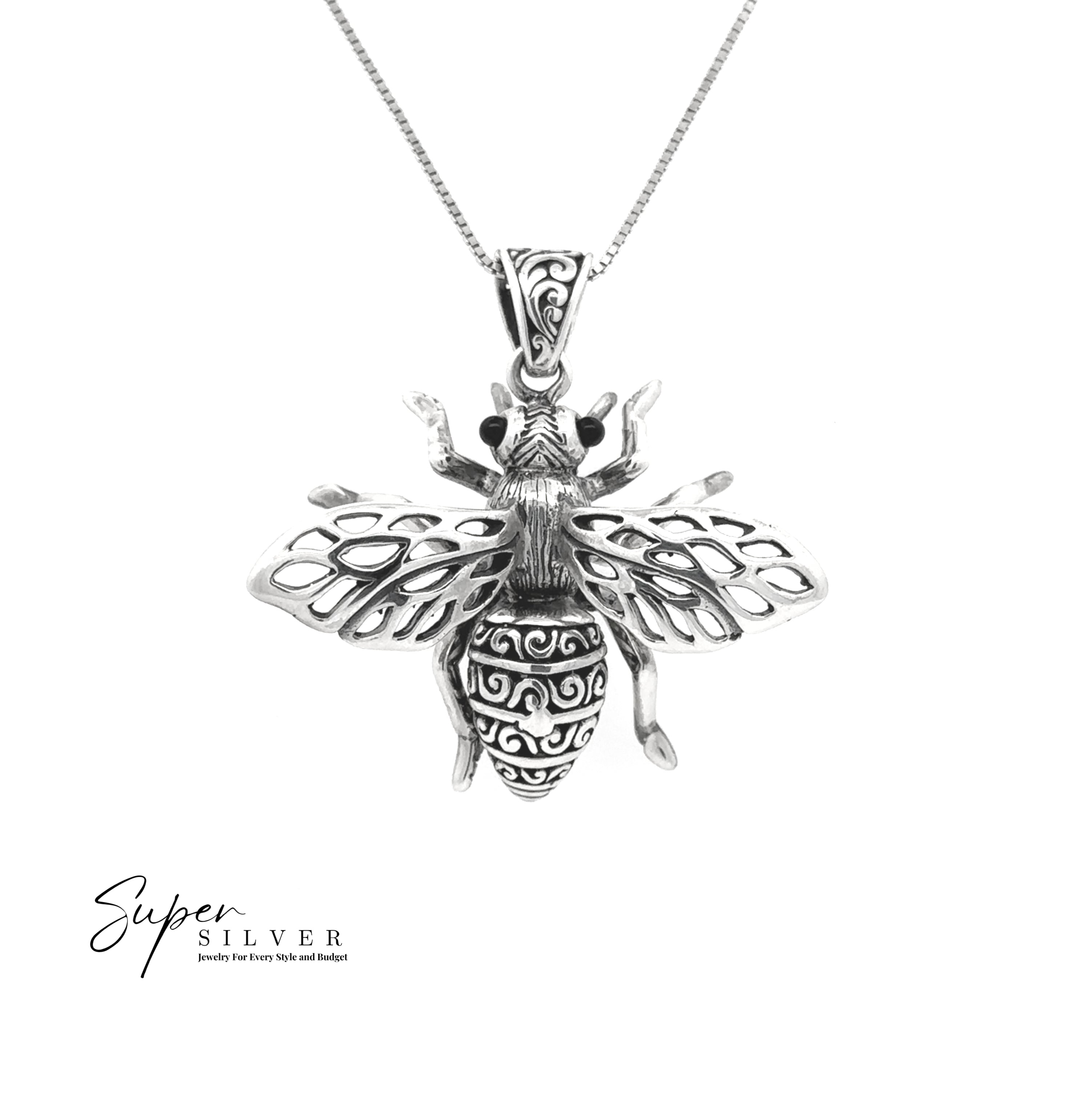 Buzzing Beauty Bee Pendant