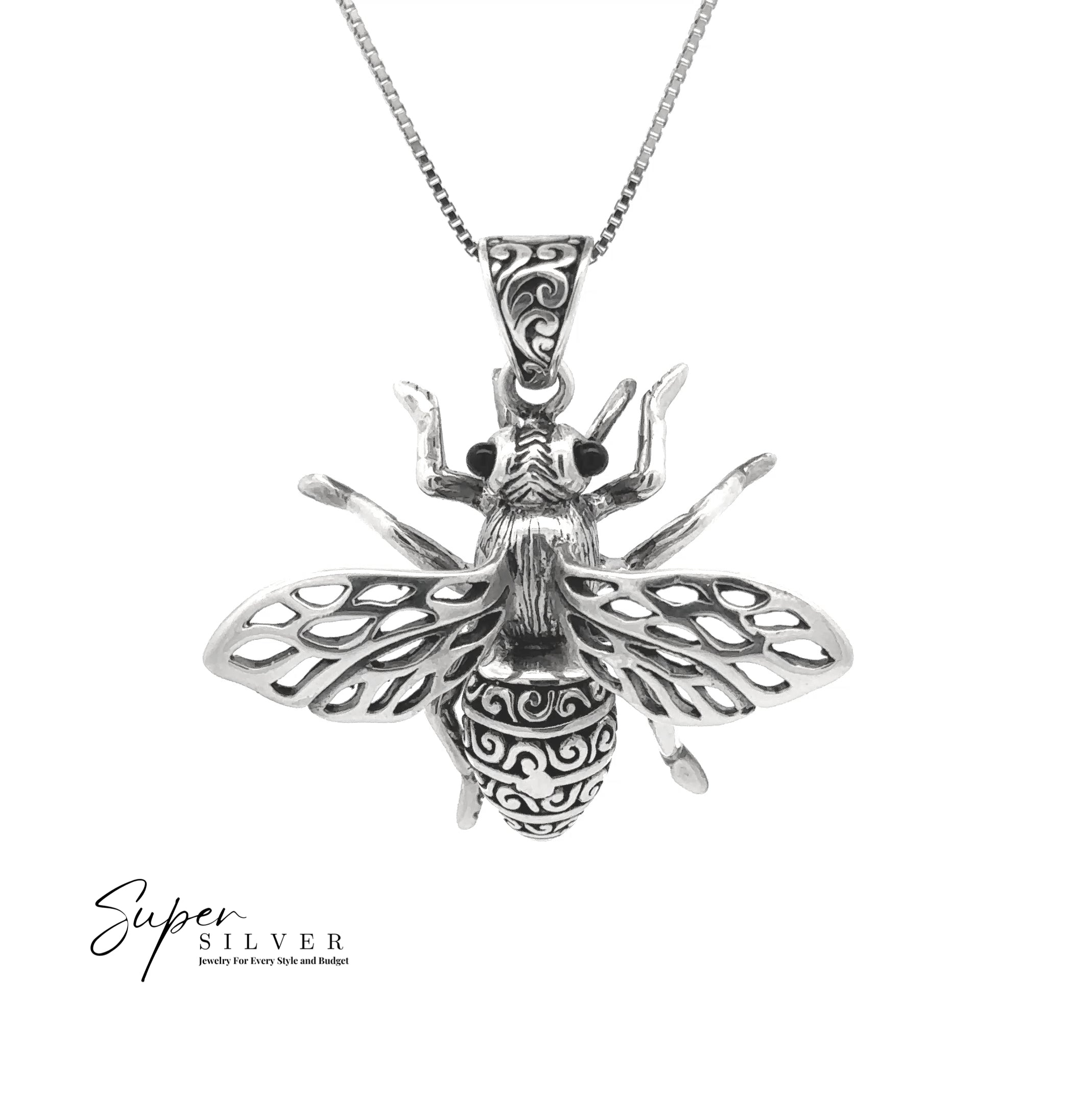 Buzzing Beauty Bee Pendant