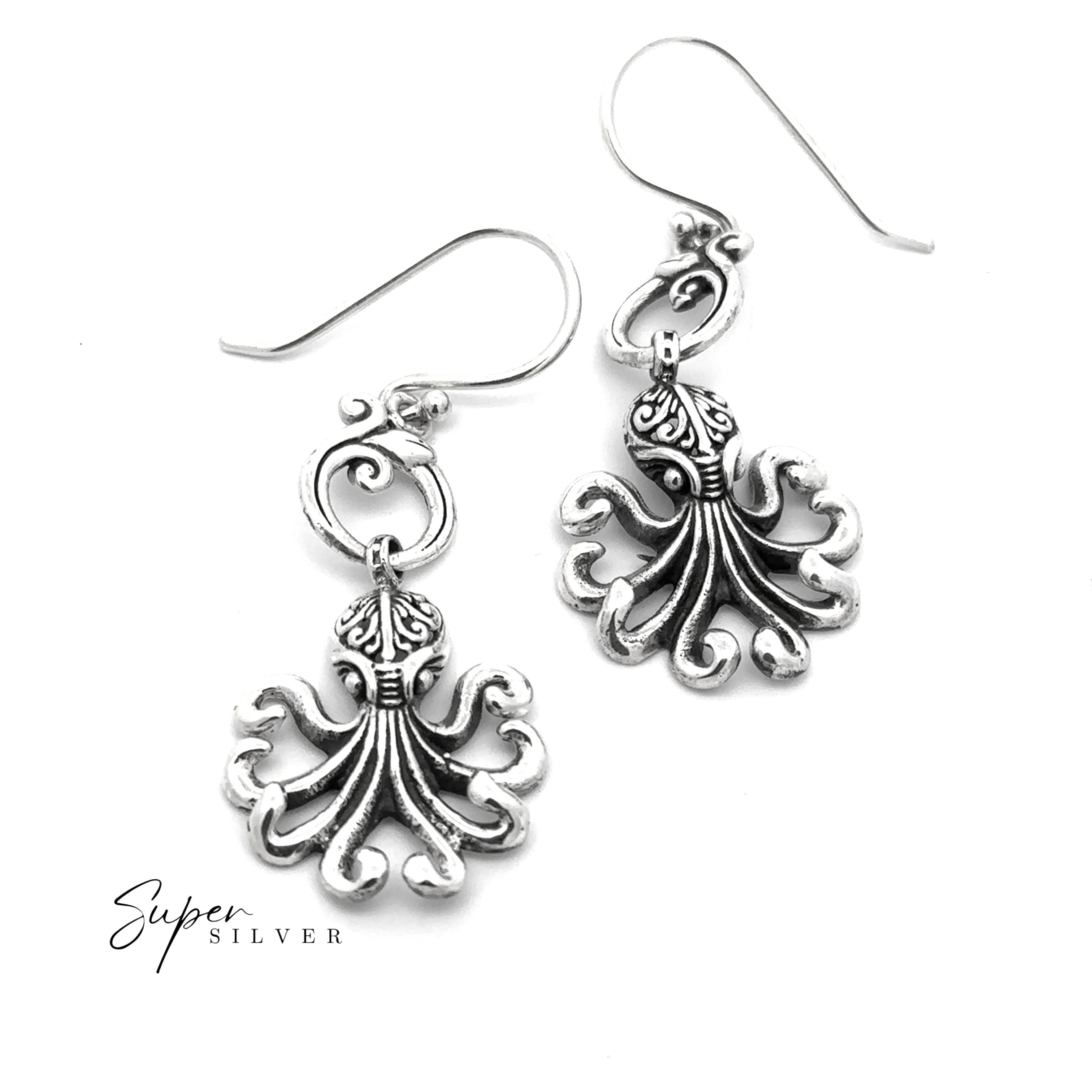 Ocean bound Octopus Earrings