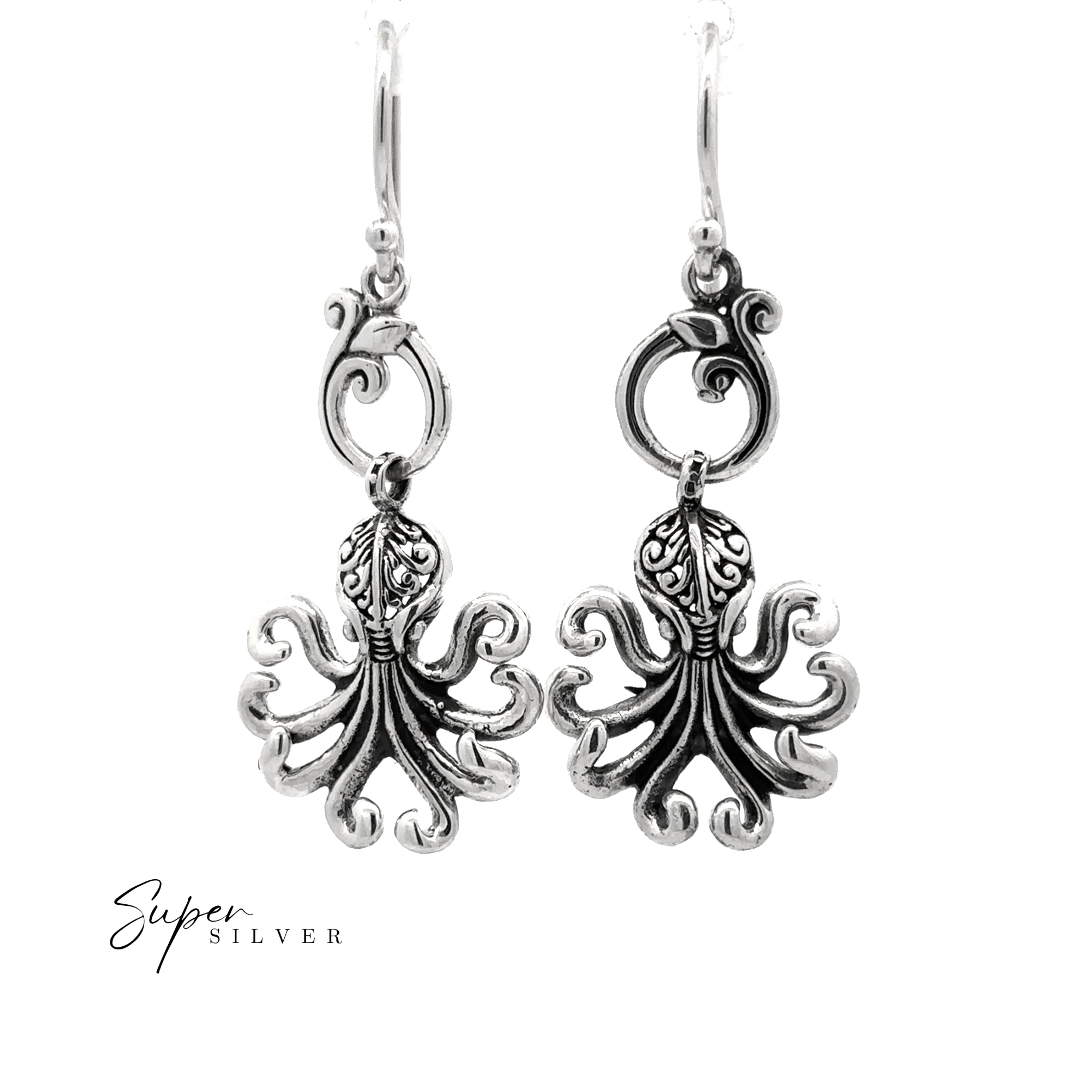 Ocean bound Octopus Earrings