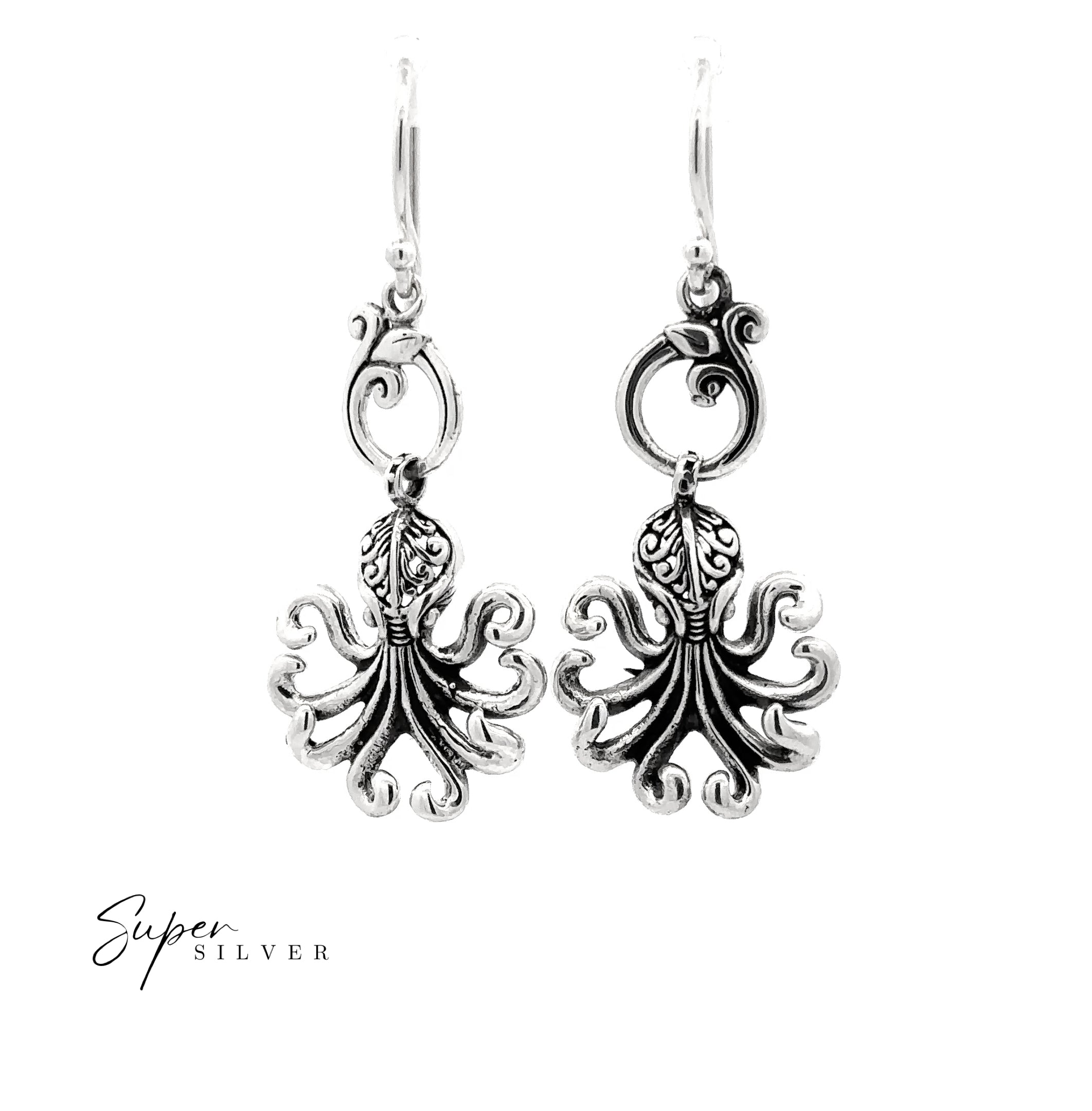 Ocean bound Octopus Earrings