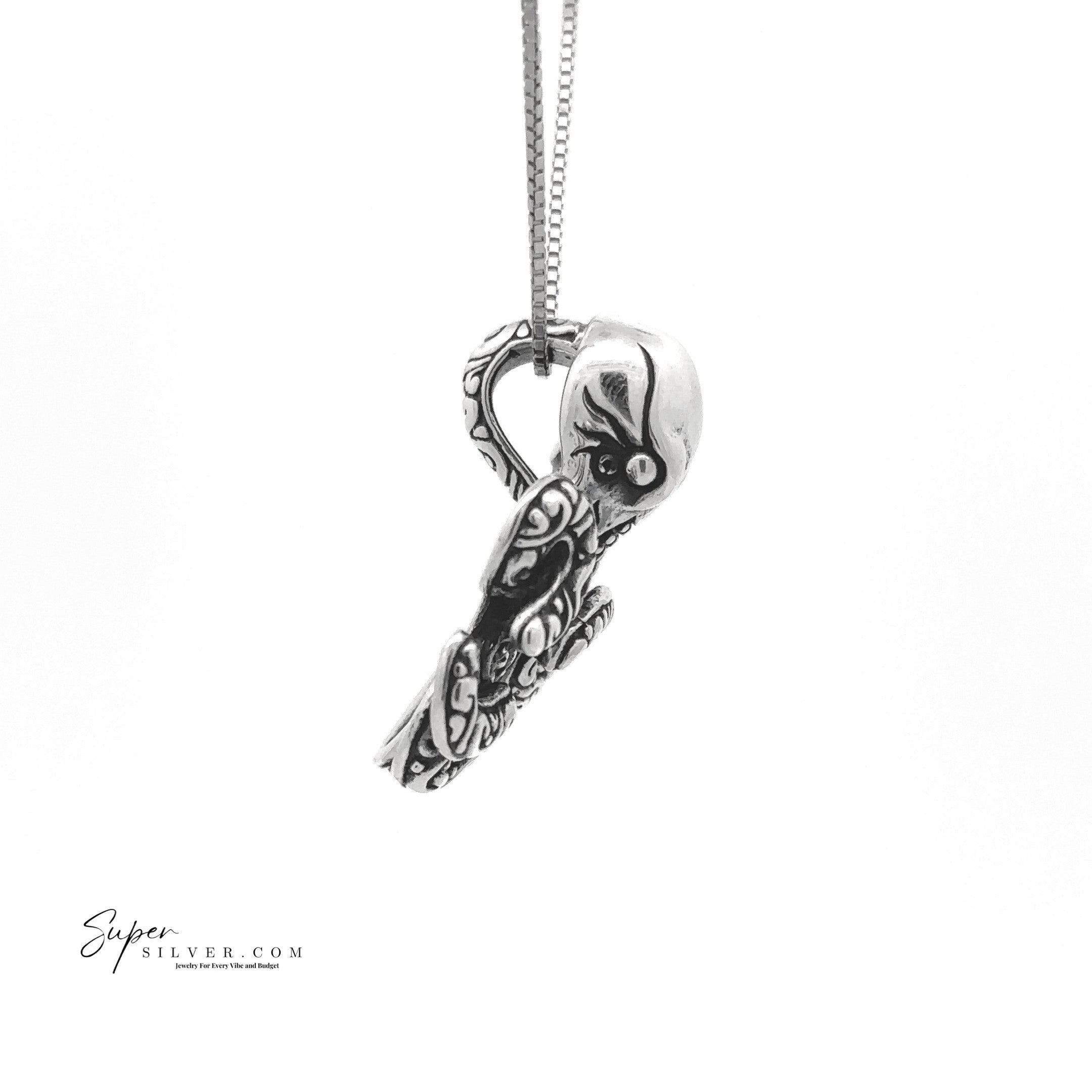 Scrollwork Octopus Pendant