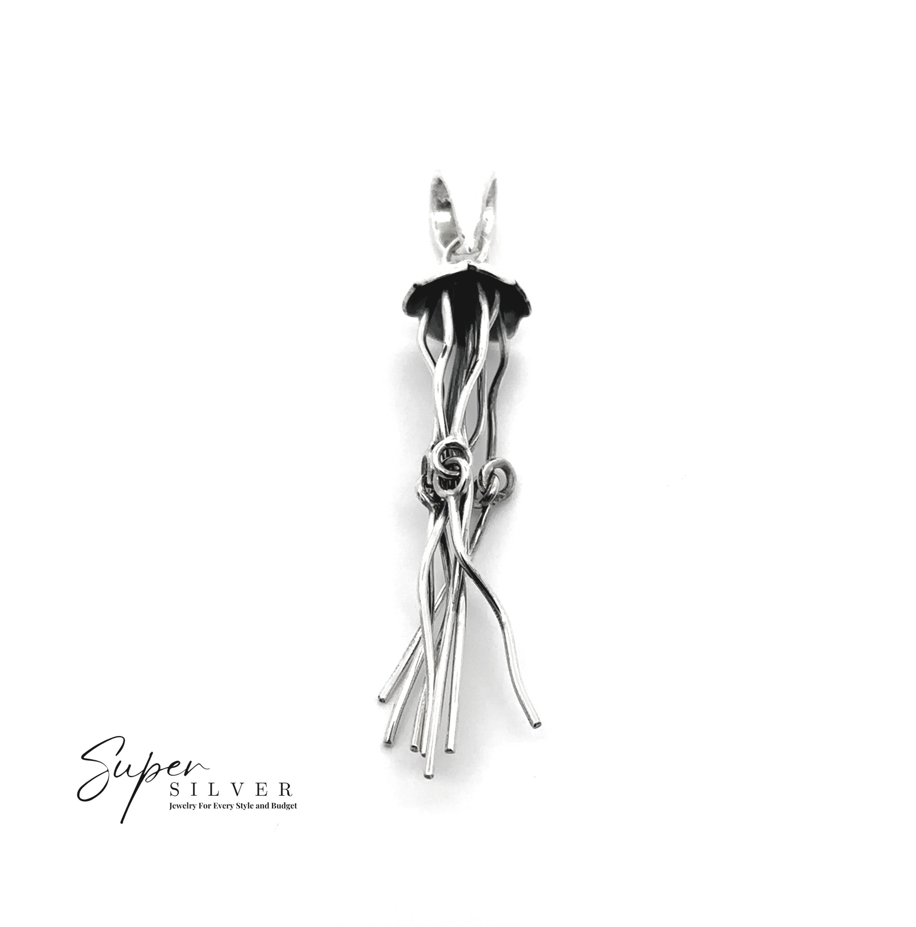 Moving Tentacle Jellyfish Pendant