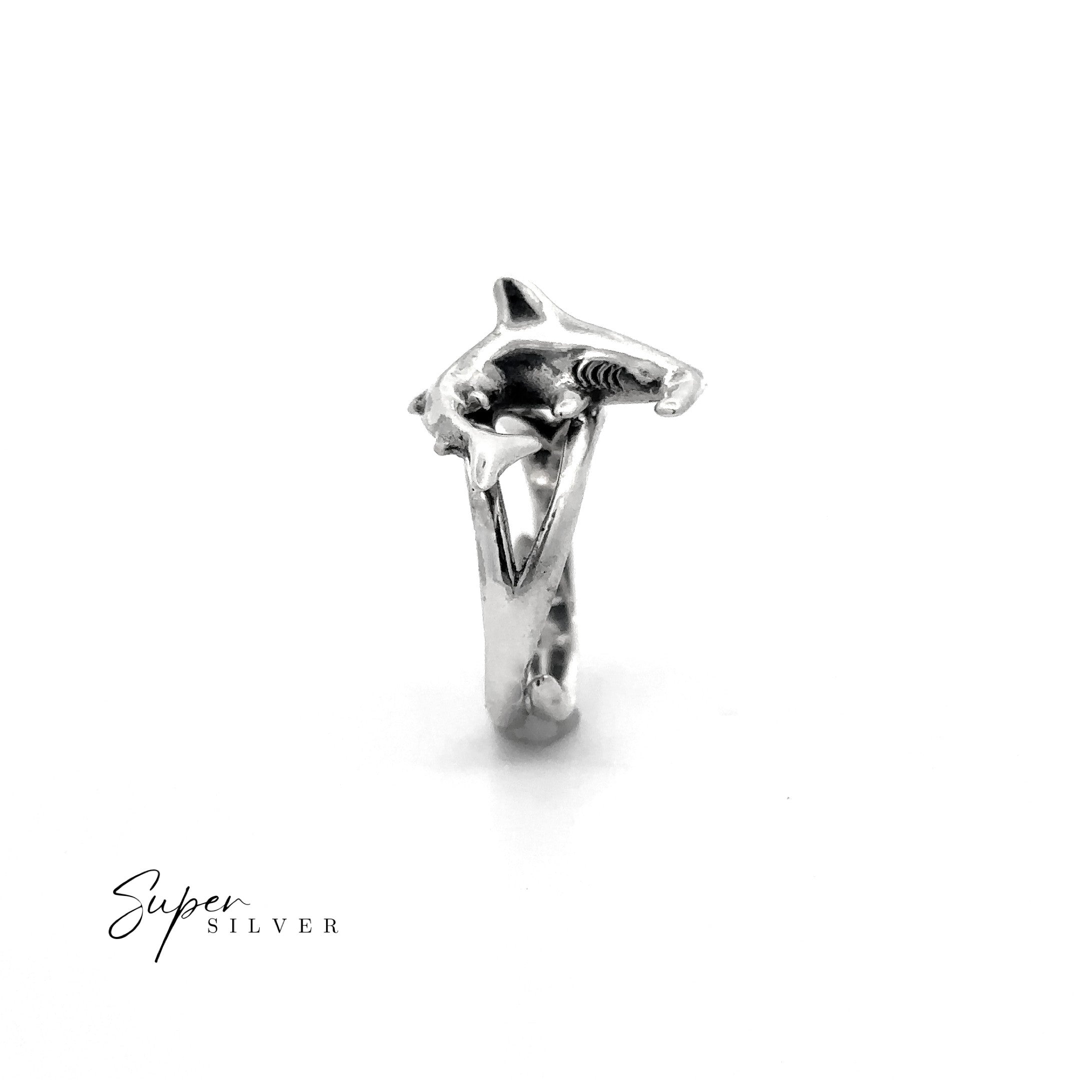 Sleek Hammerhead Shark Ring