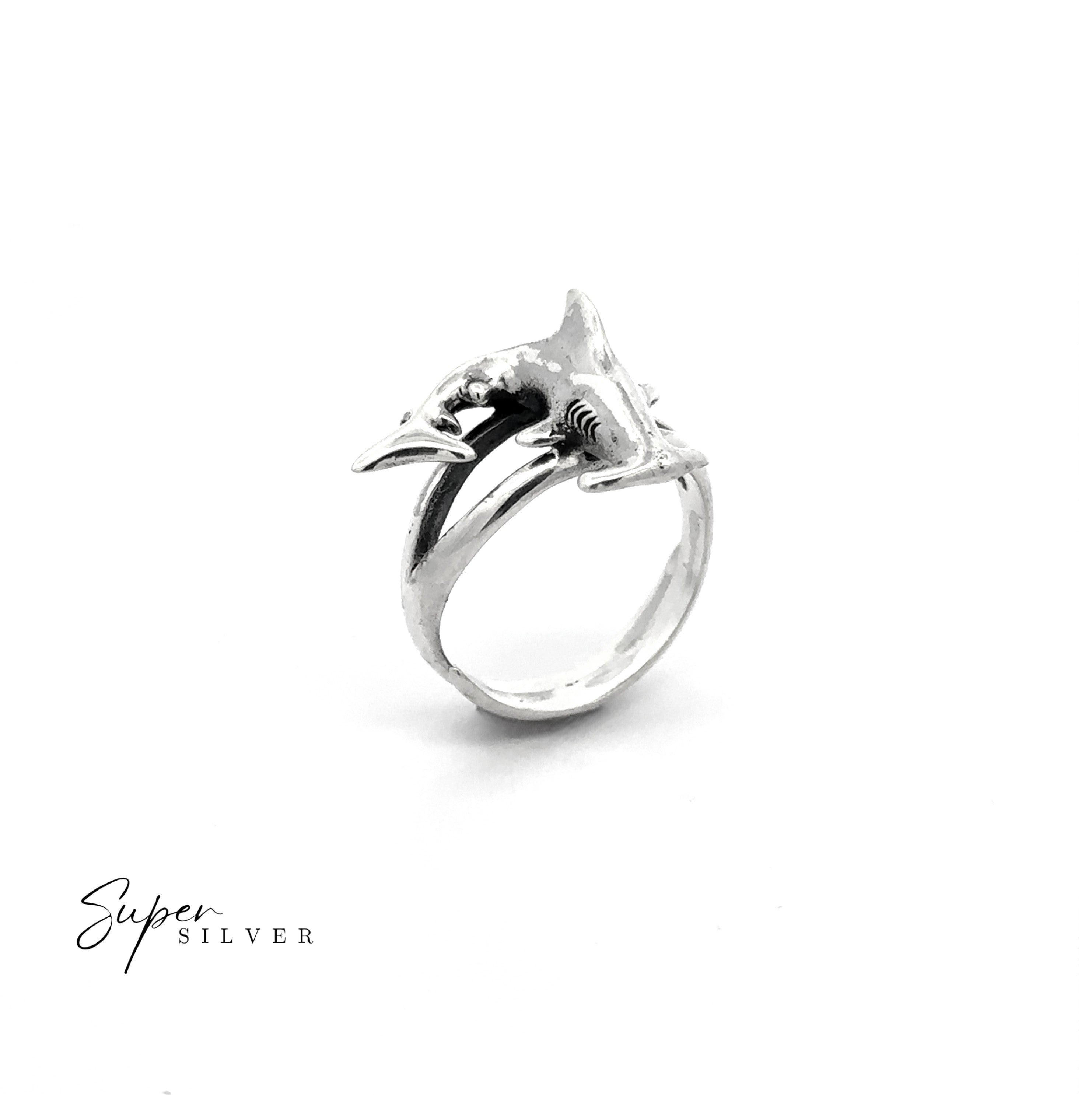 Sleek Hammerhead Shark Ring