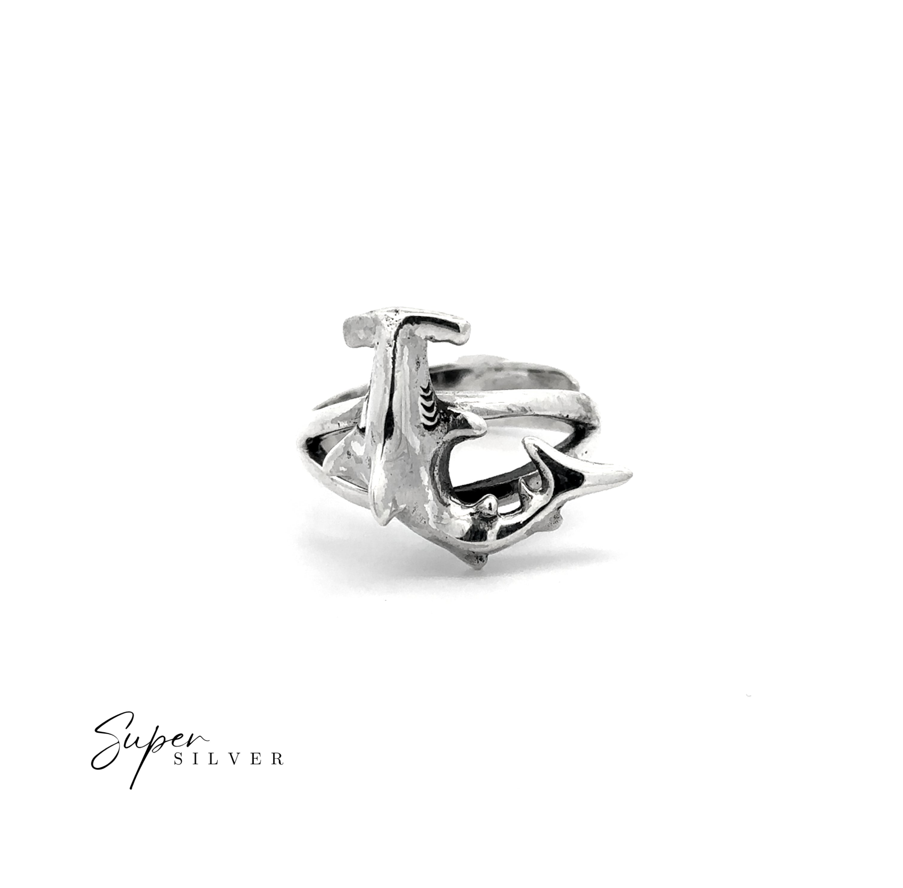 Sleek Hammerhead Shark Ring