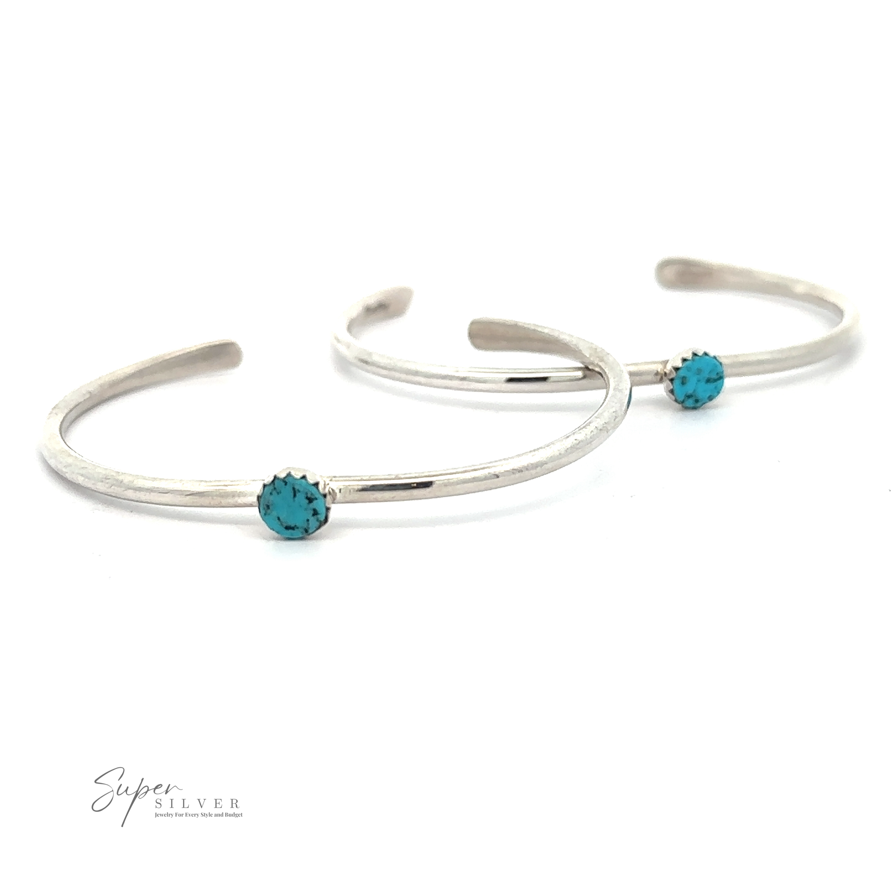 Turquoise and Sterling Silver Bracelet, Minimalist Turquoise Bracelet, outlet Southwestern Jewelry