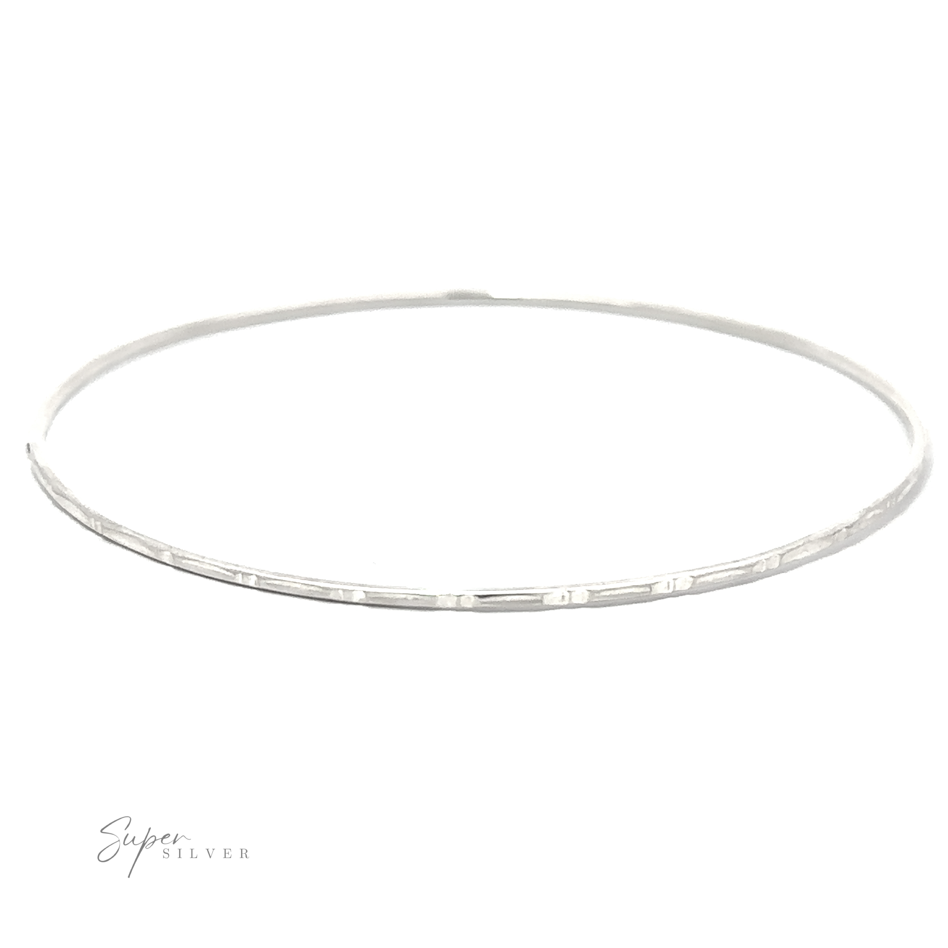 A Sparkling Faceted Bangle Bracelet on a white background.