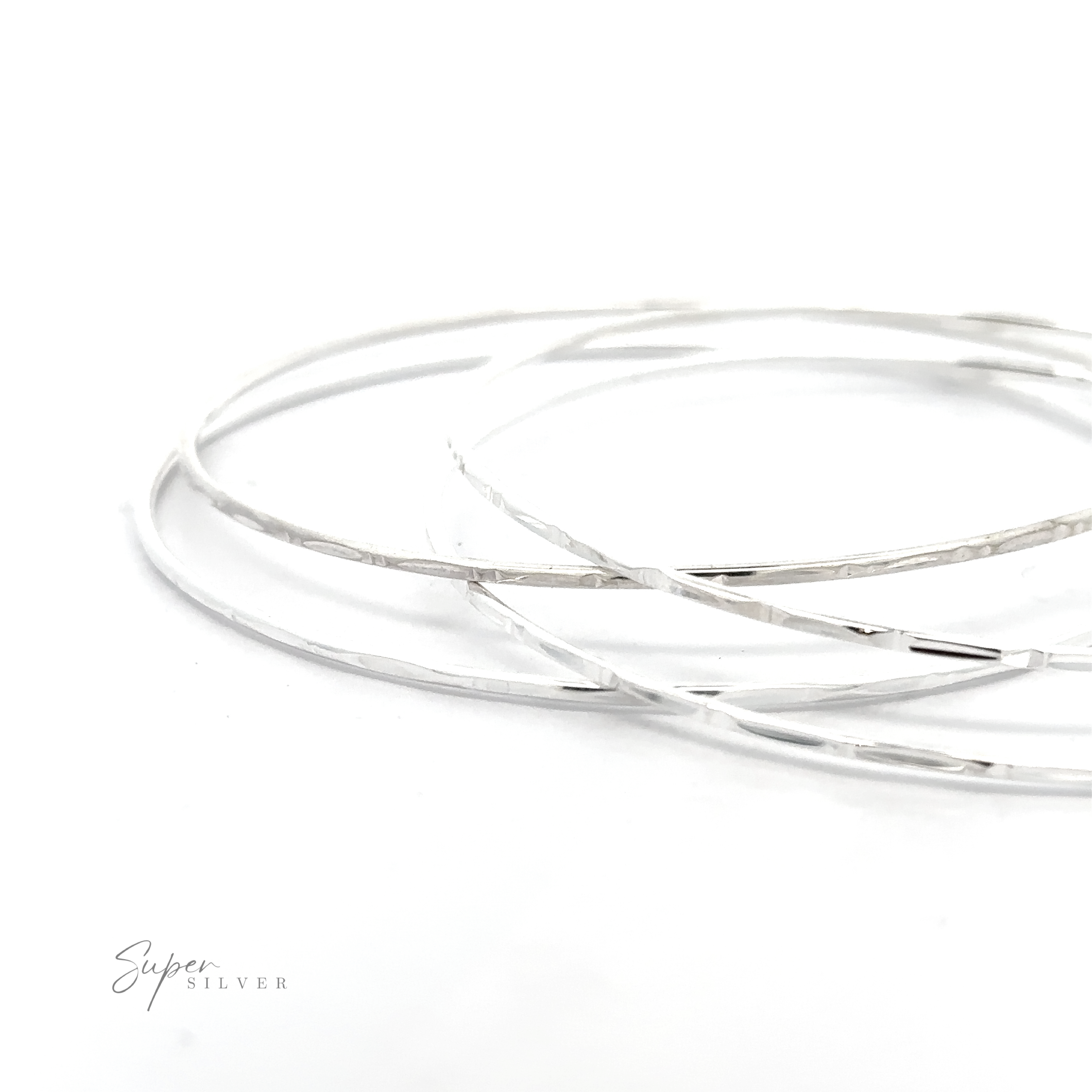 Sparkling Faceted Bangle Bracelet