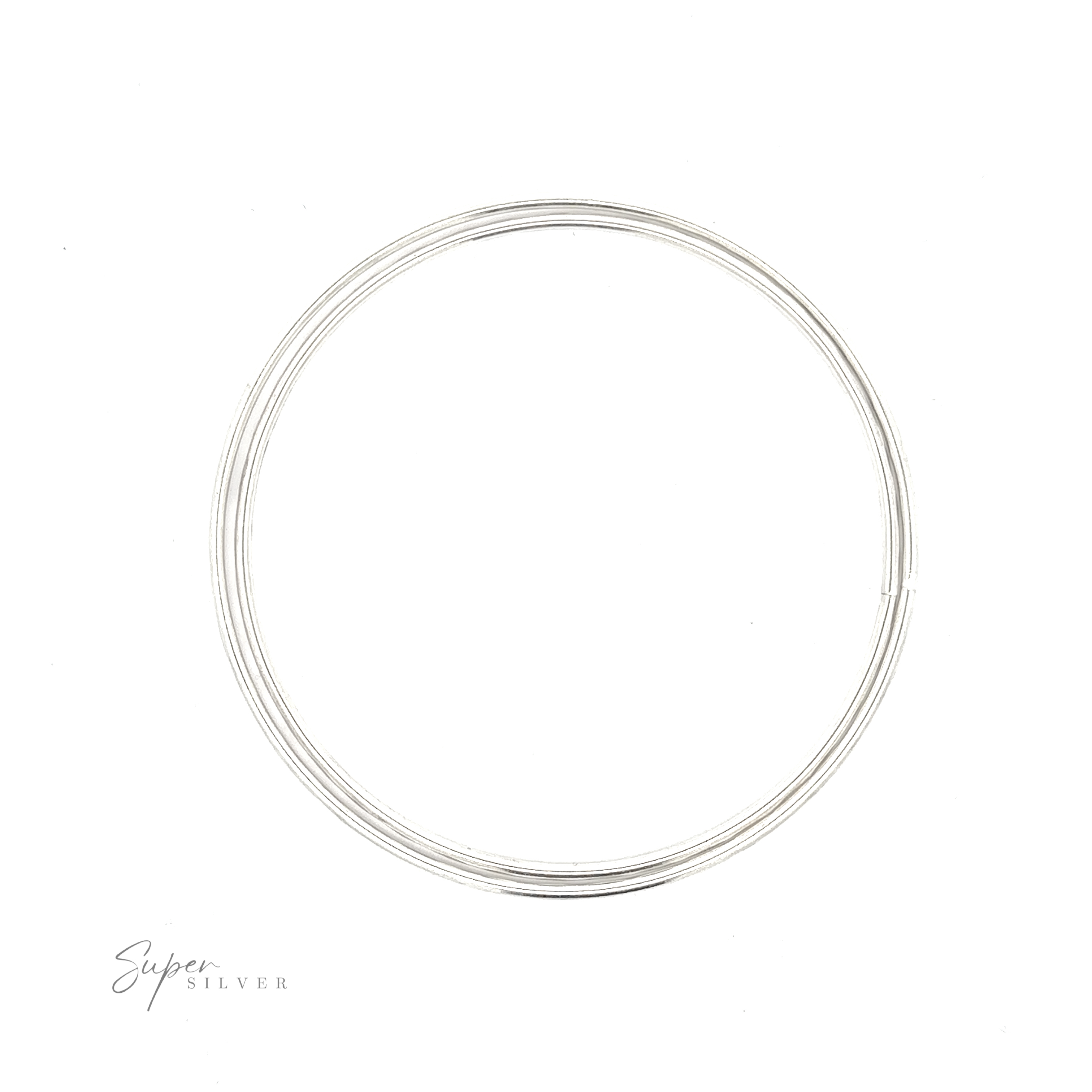 An Elegant Faceted Bangle Bracelet sparkles on a white background.