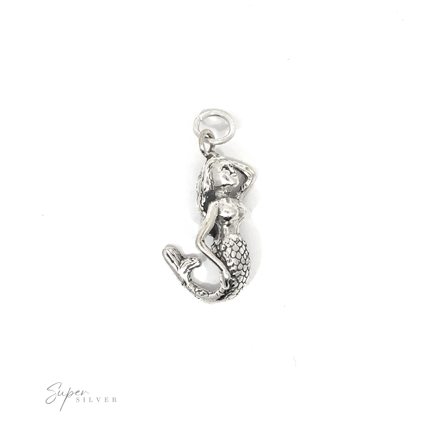 
                  
                    An enchanting Small Mermaid Charm, evoking the mysterious beauty of the ocean's depths, displayed on a serene white background.
                  
                