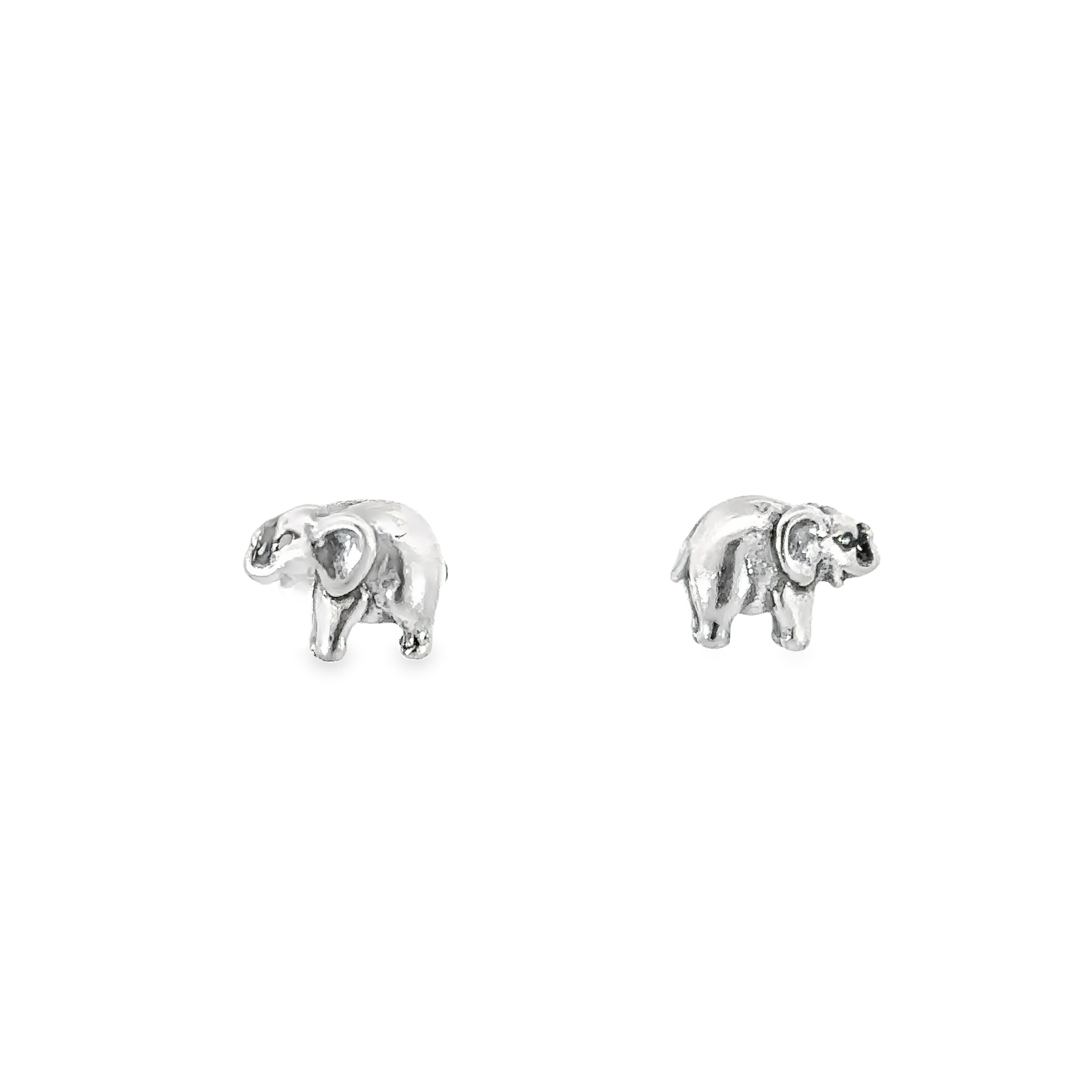 Elephant Studs Super Silver