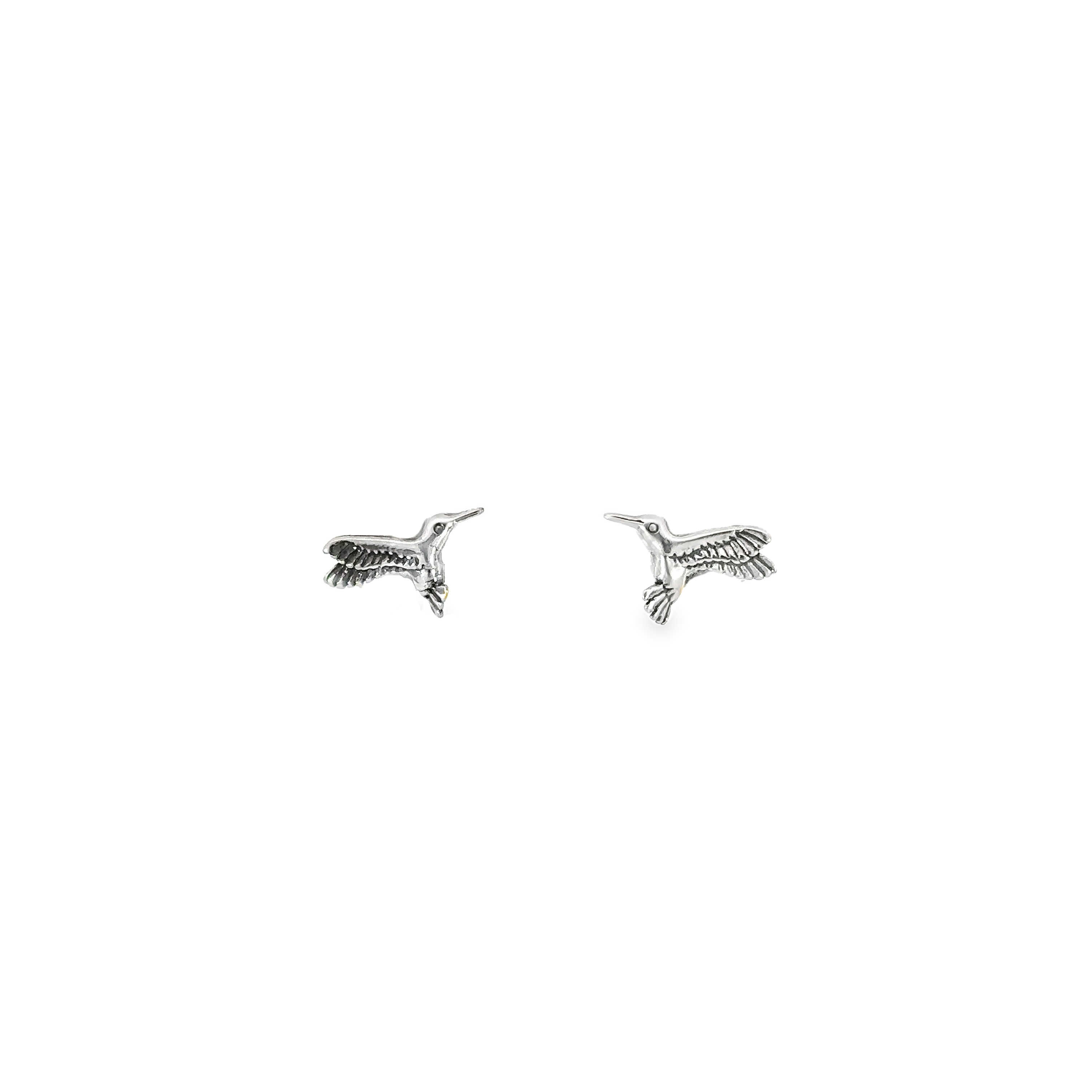 Hummingbird Studs on a white background.