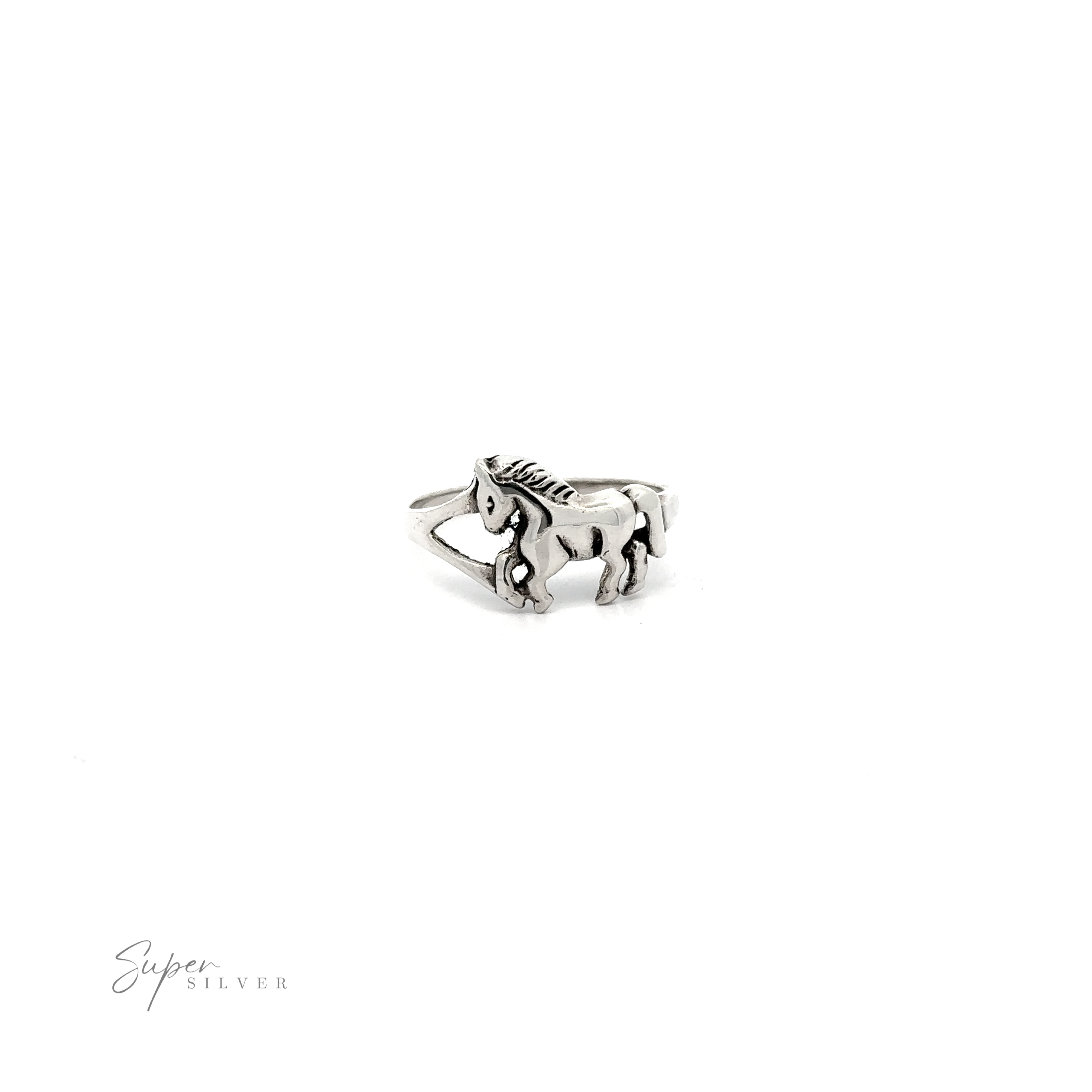 A Sterling Silver Horse Ring for equestrian lovers.