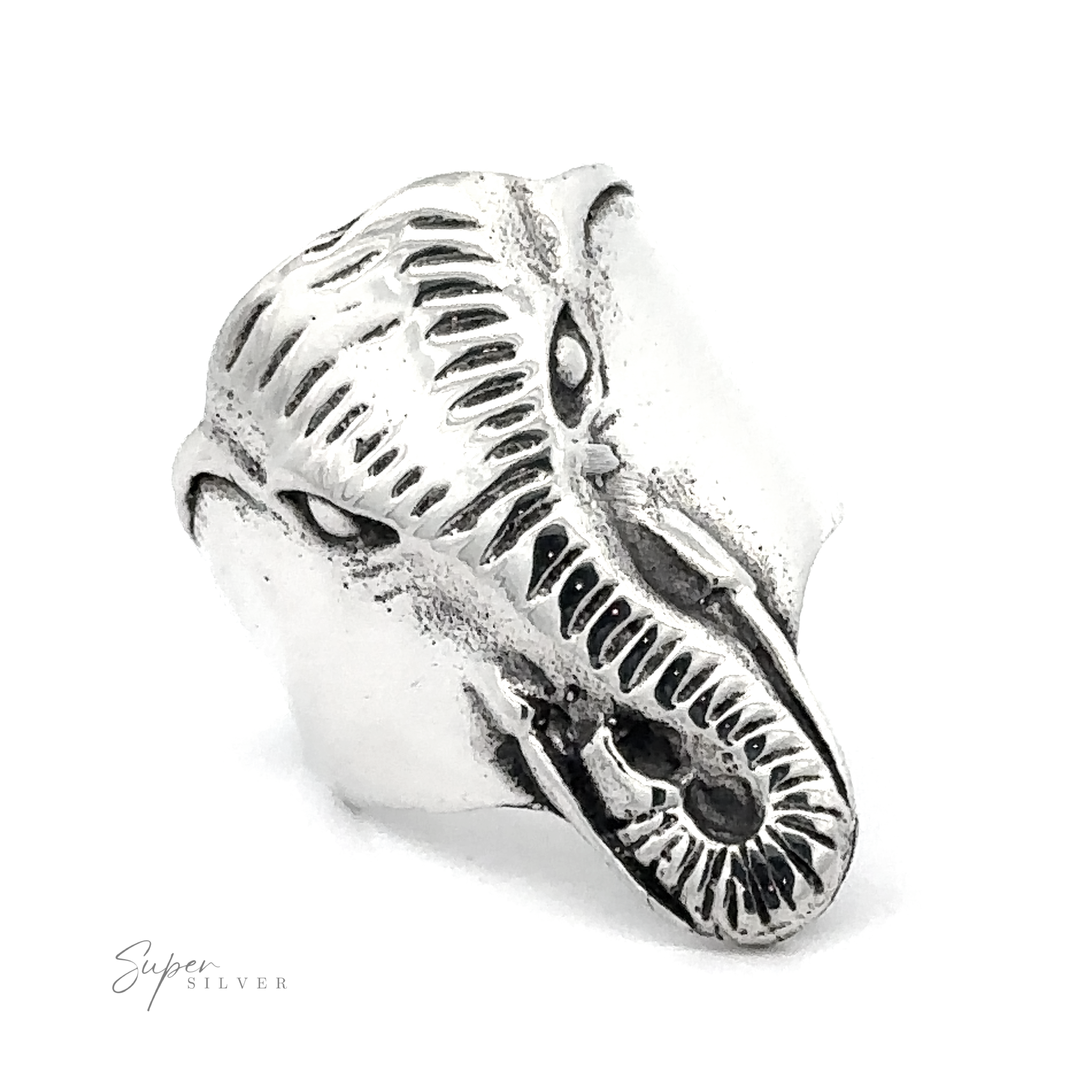 Elephant ring displayed against a white background.