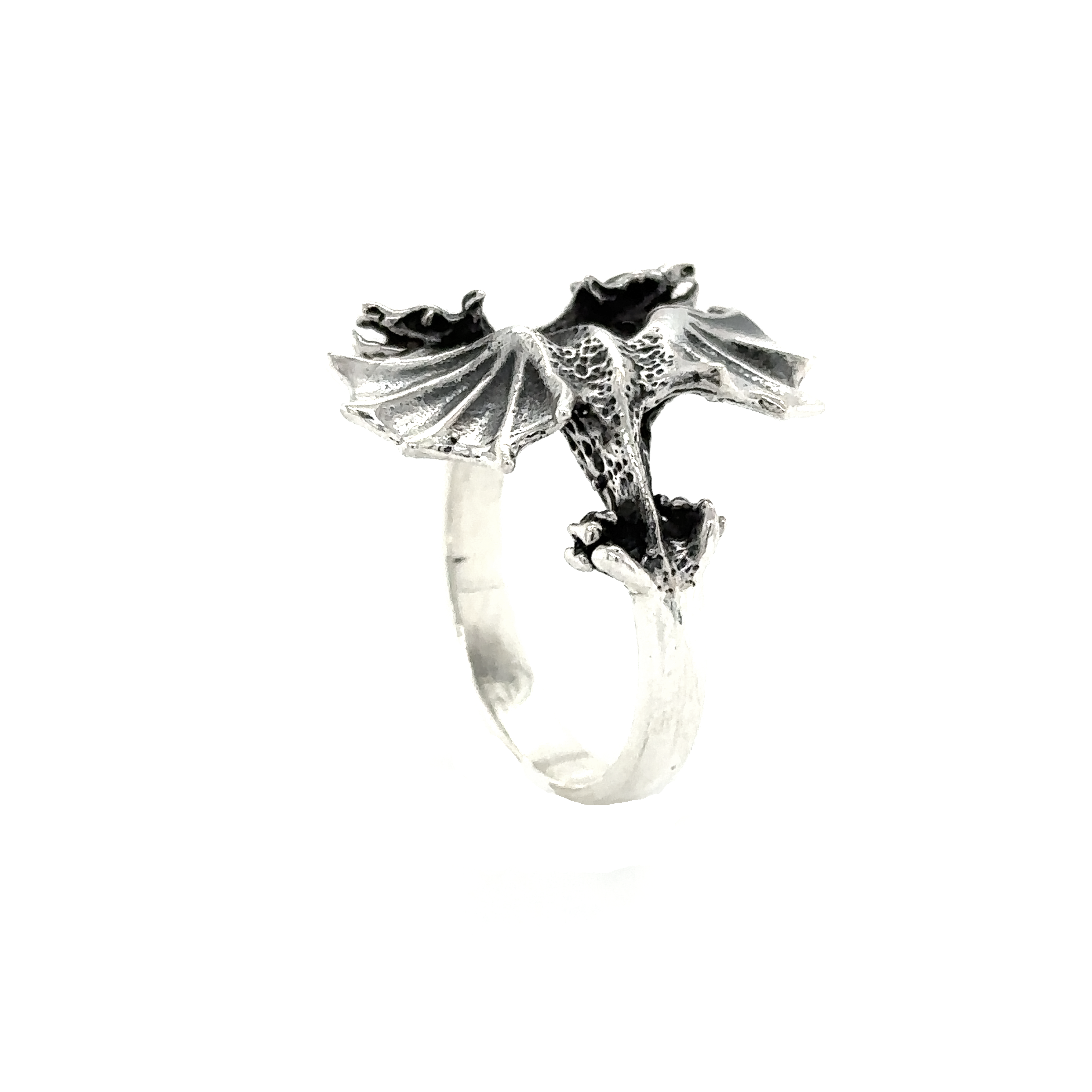 A gothic Double Dragon Ring.