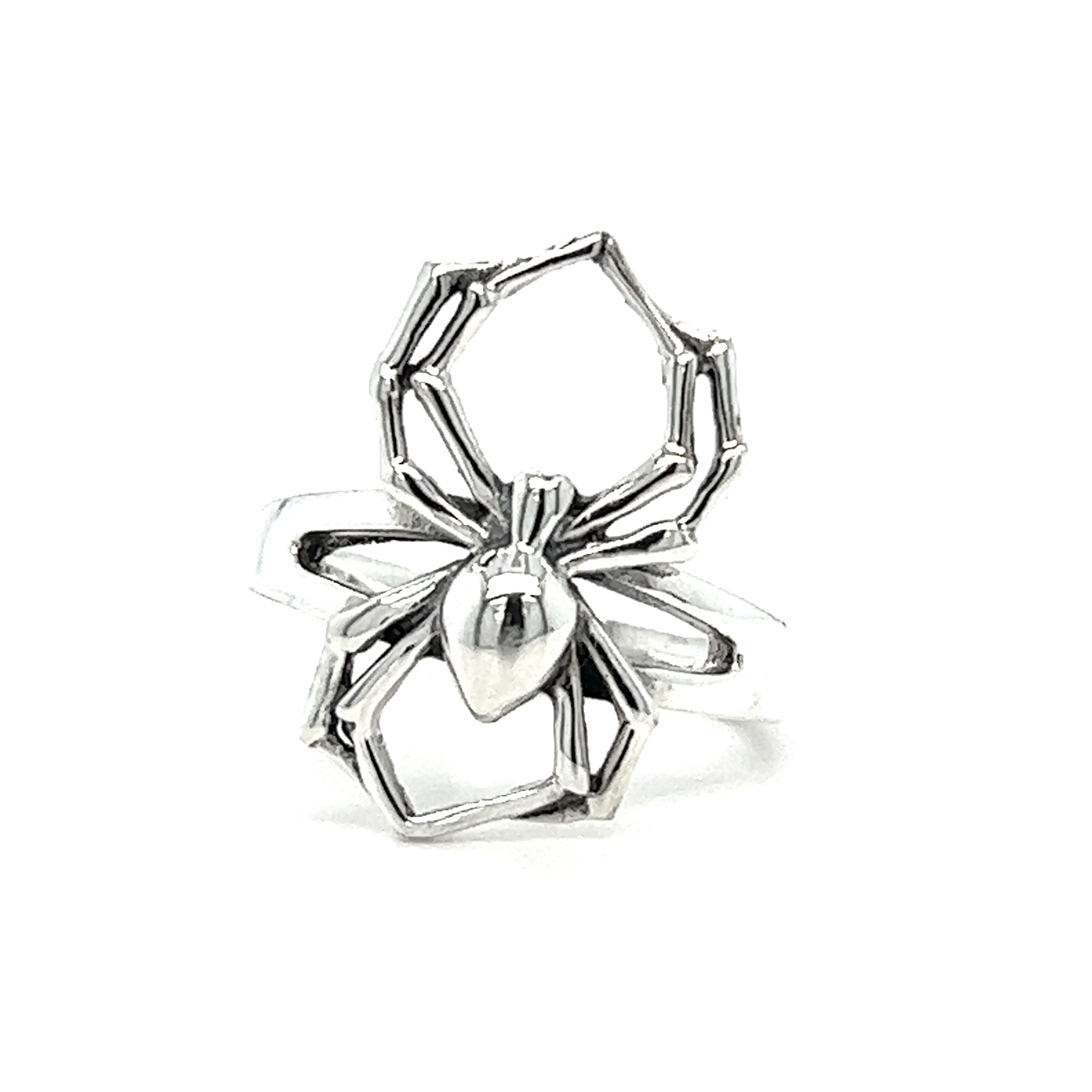 A Spindly Legged Spider Ring on a white background.