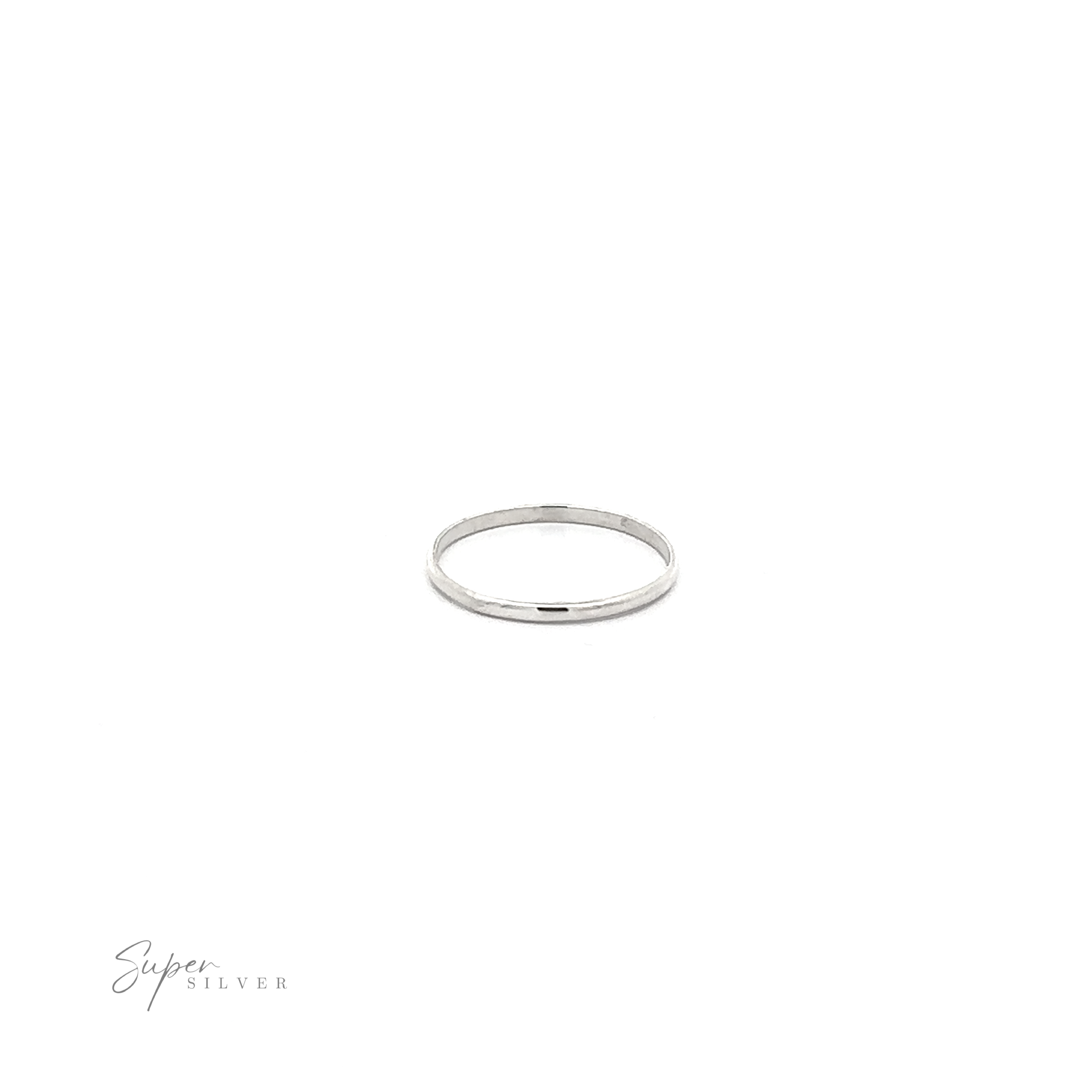 A minimalist 1.5mm Plain Band on a white background.