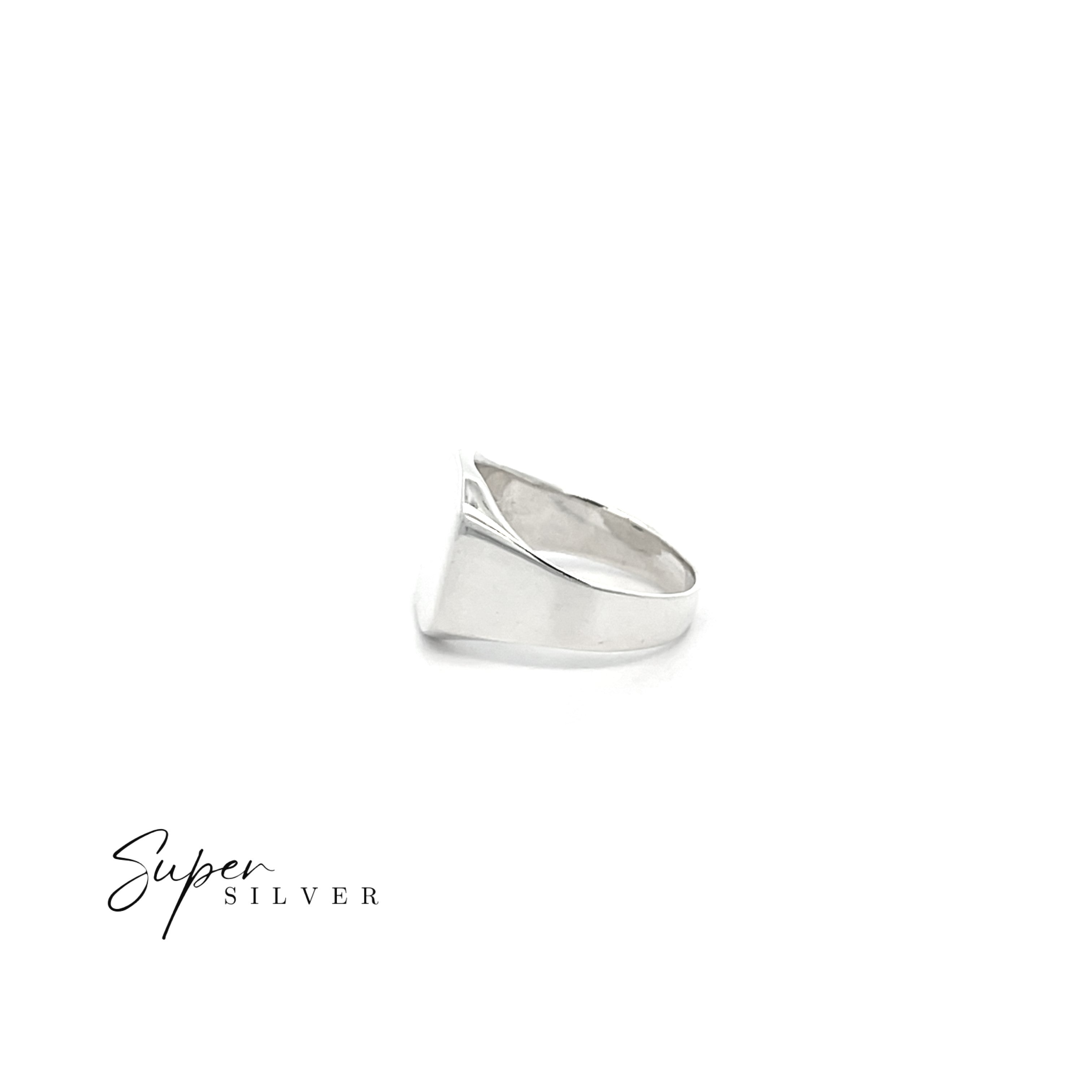 Angled Square Signet Ring