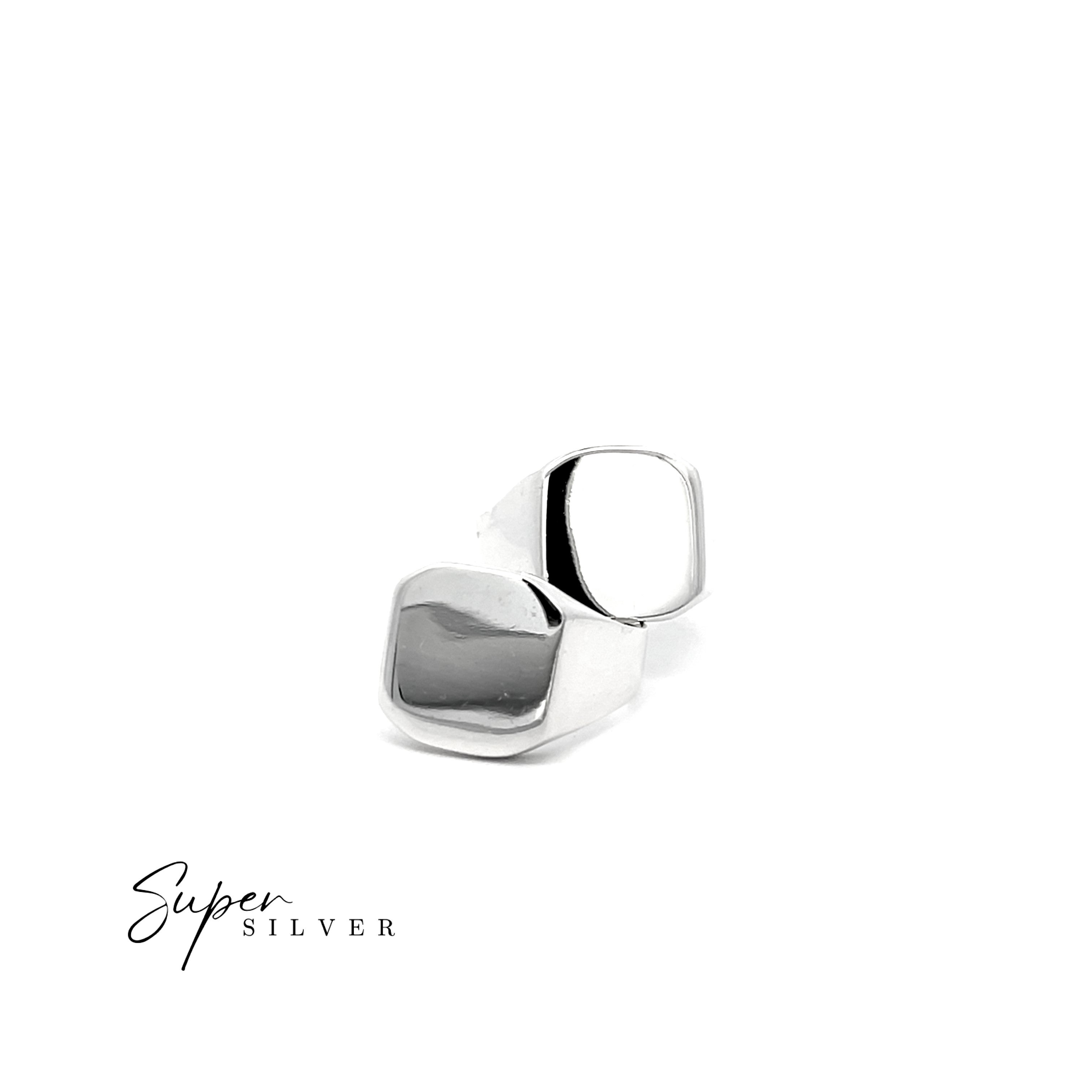 Angled Square Signet Ring