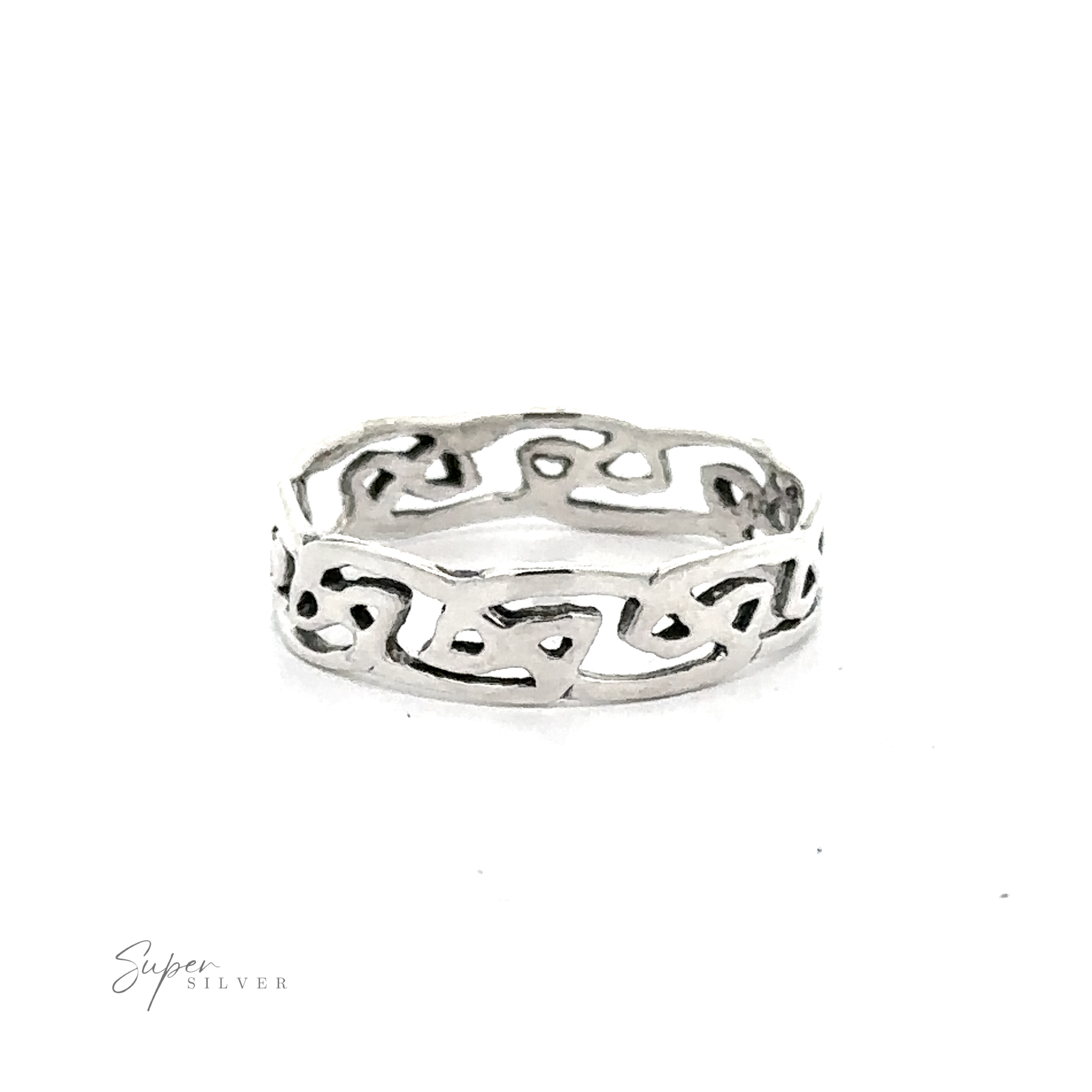 Bague noeud celtique sale