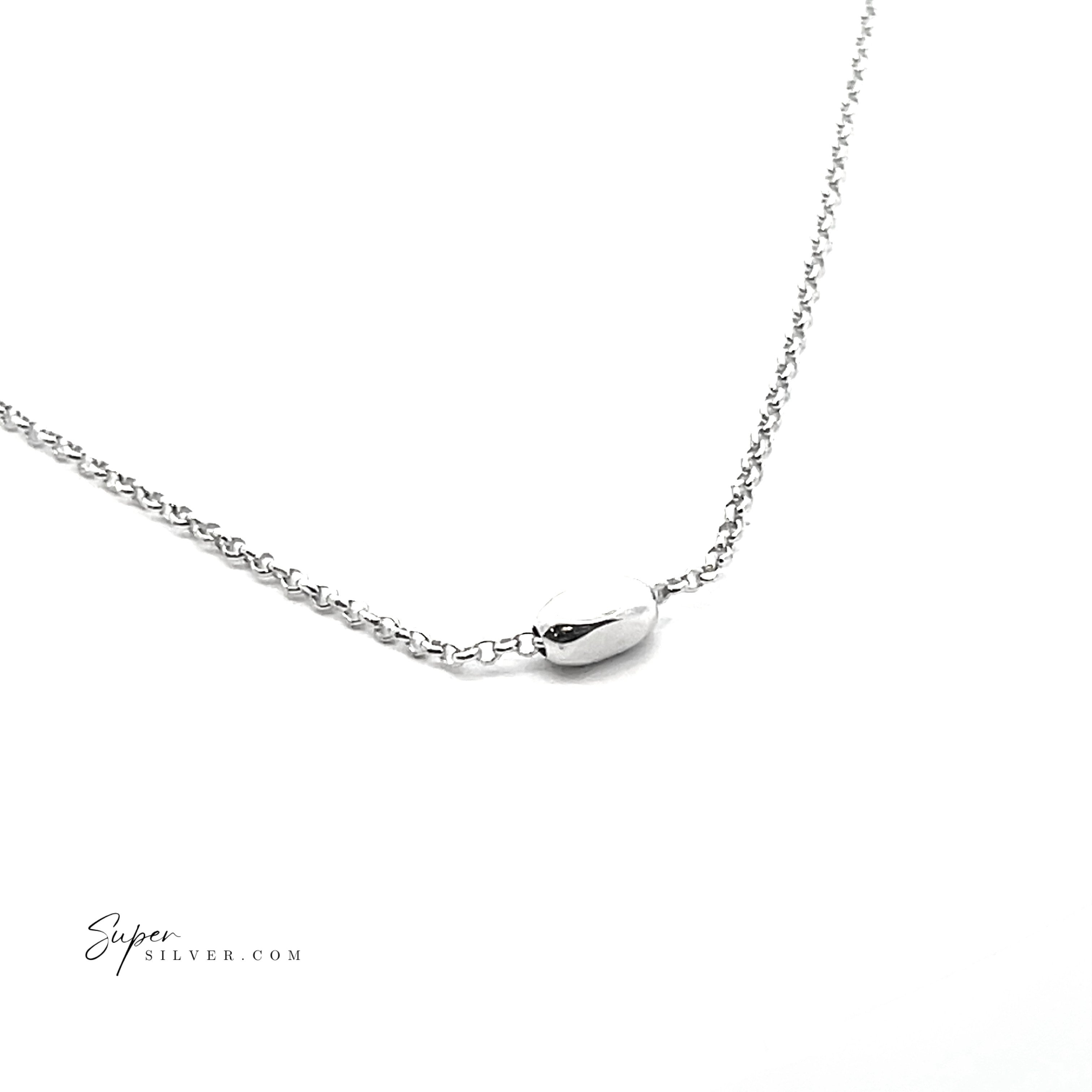 Silver Nugget Necklaces