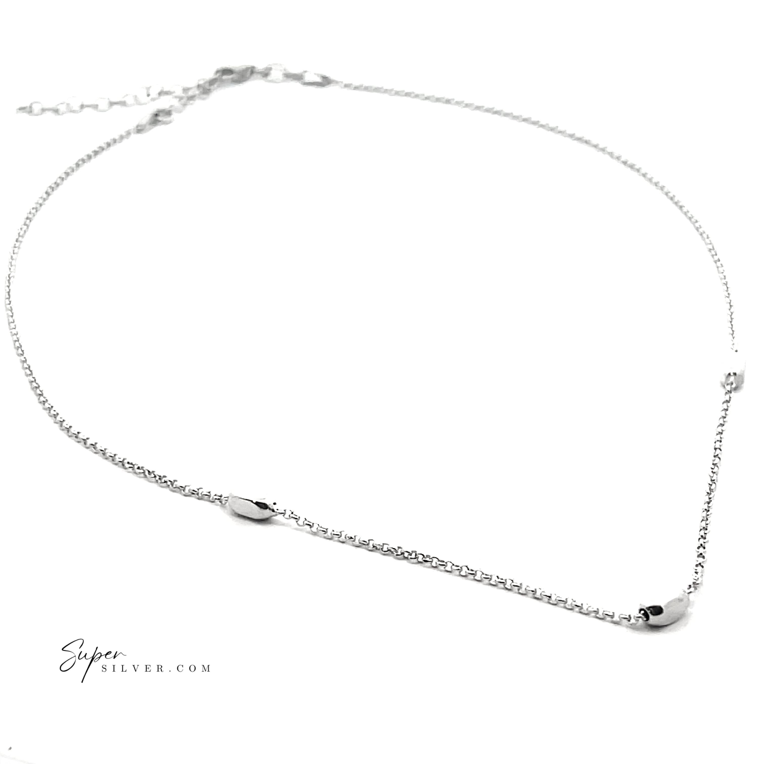 Silver Nugget Necklaces