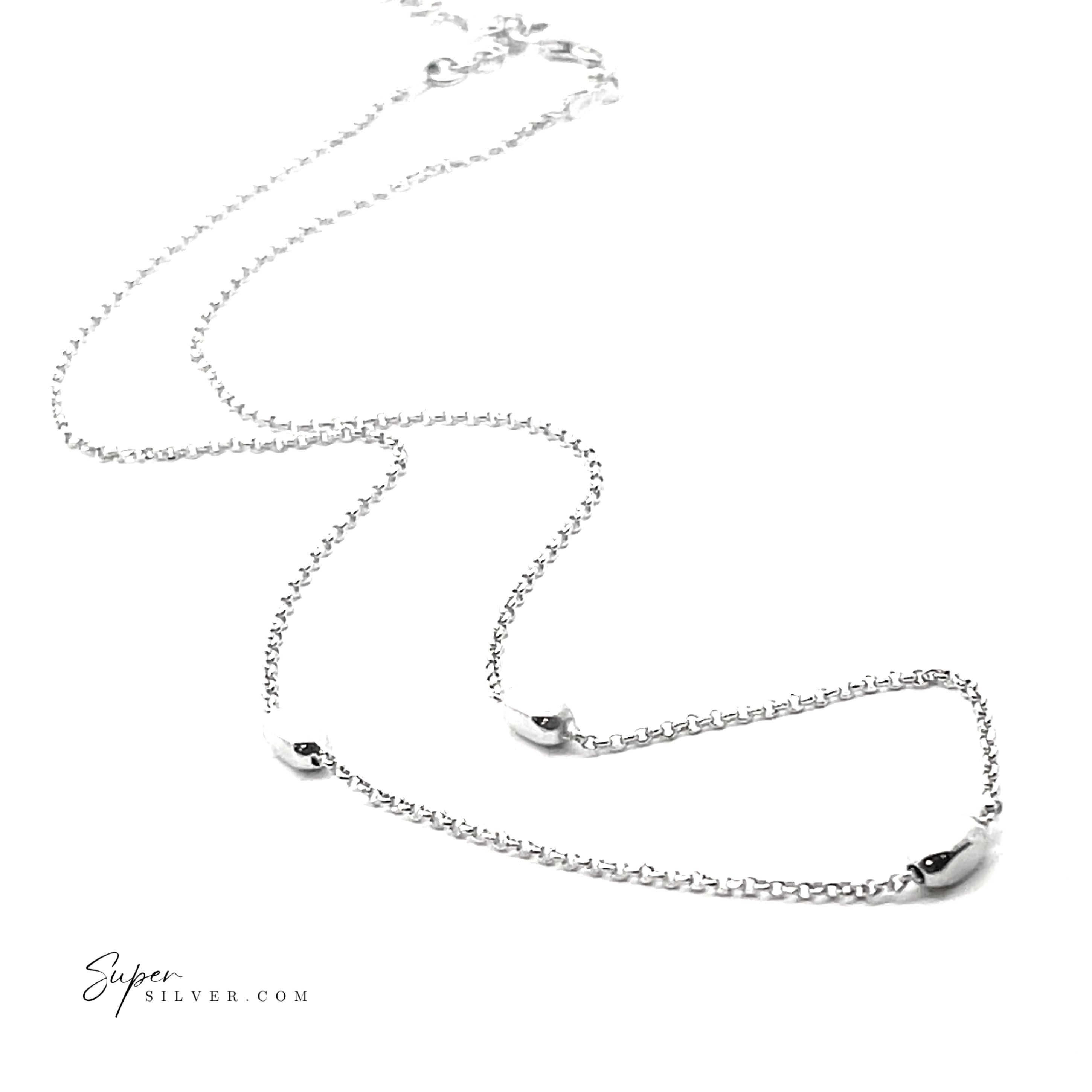 Silver Nugget Necklaces