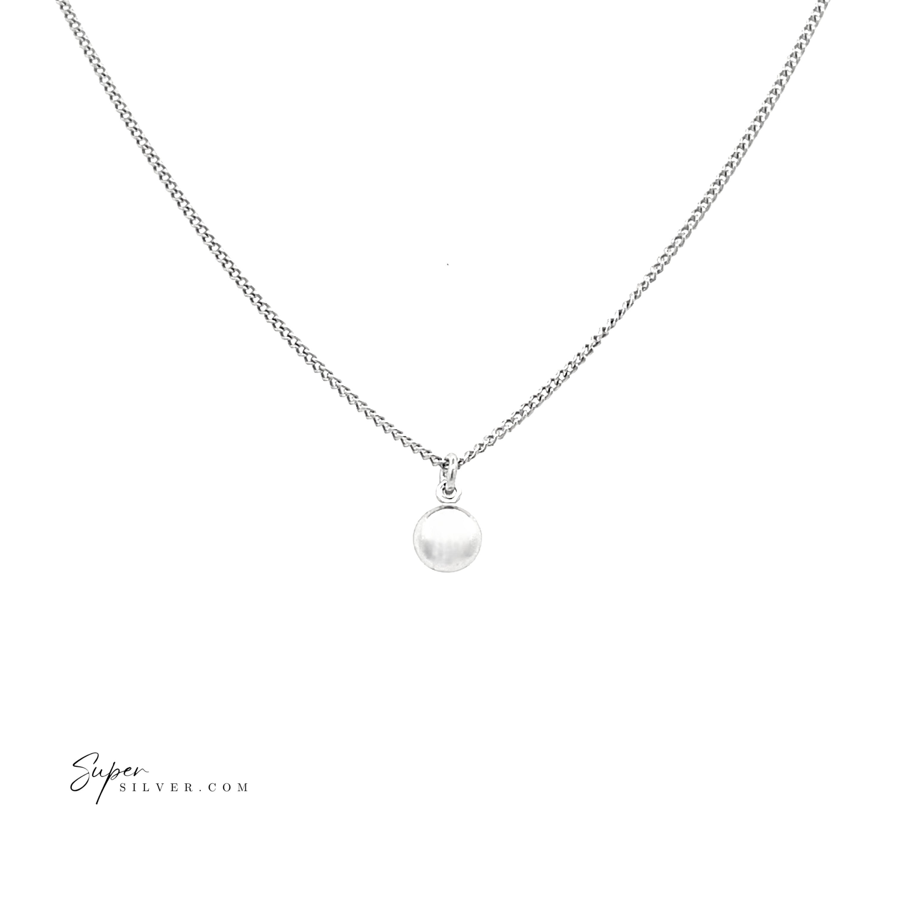 Dainty Disk Necklace
