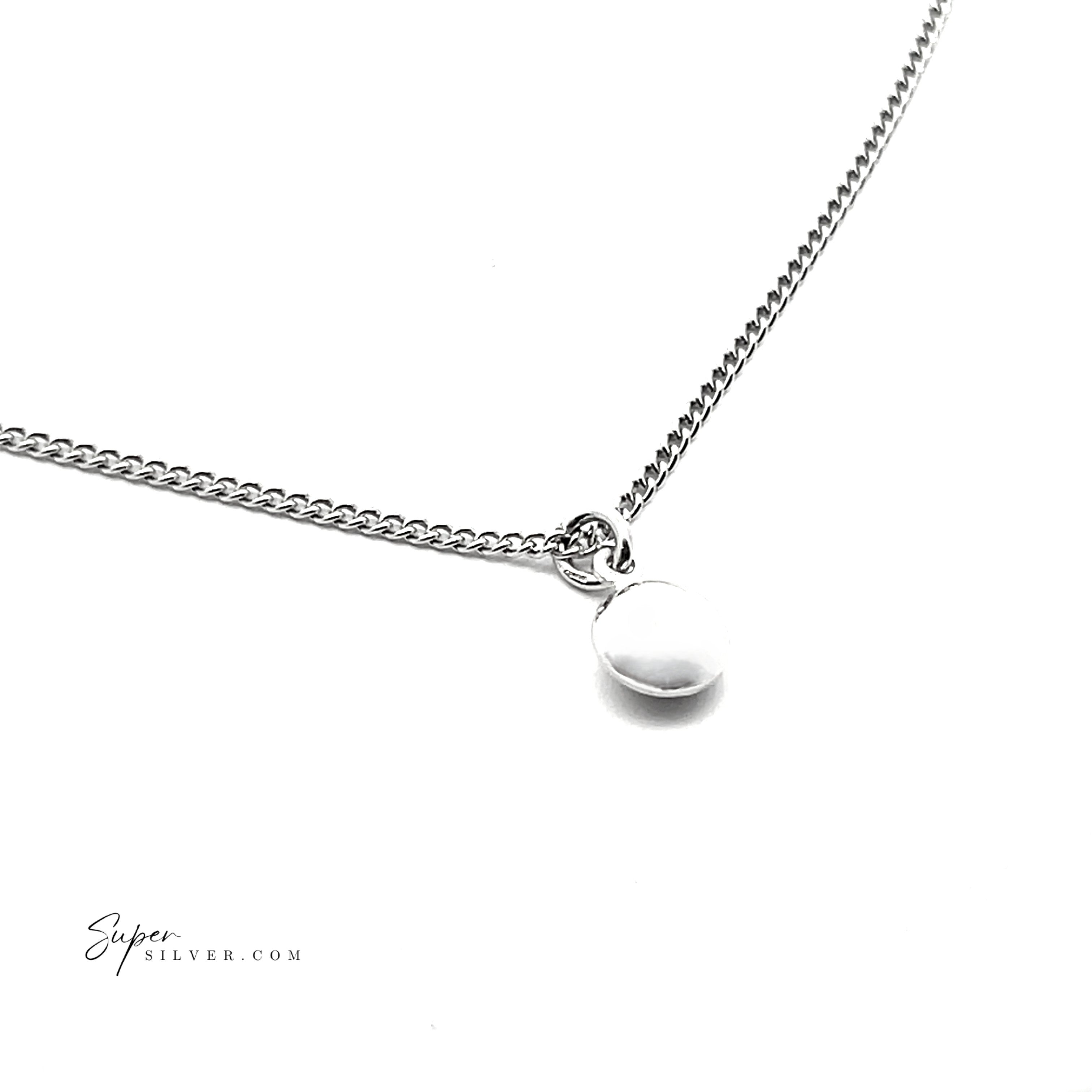 Dainty Disk Necklace