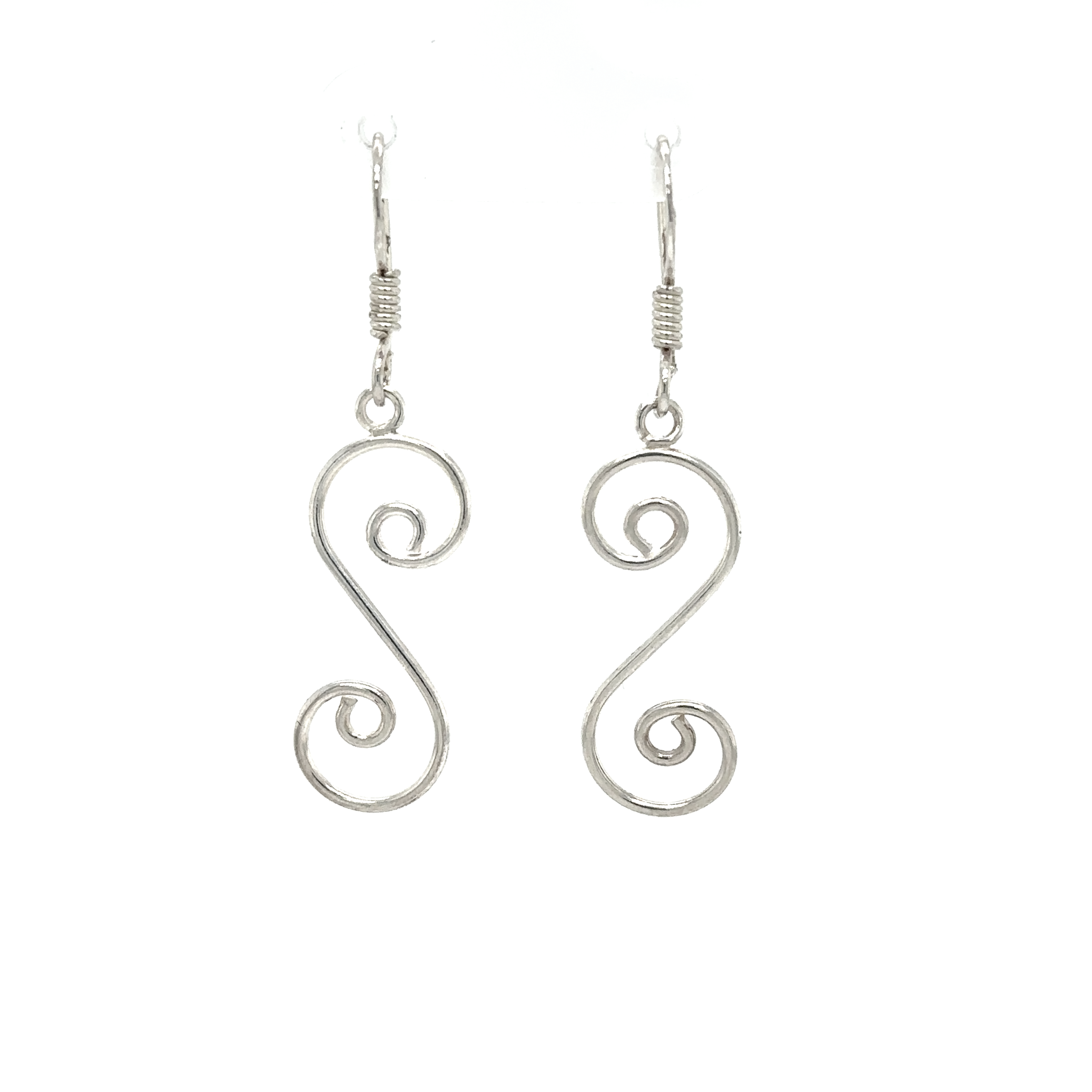 Super Silver's Simple Swirl Earrings