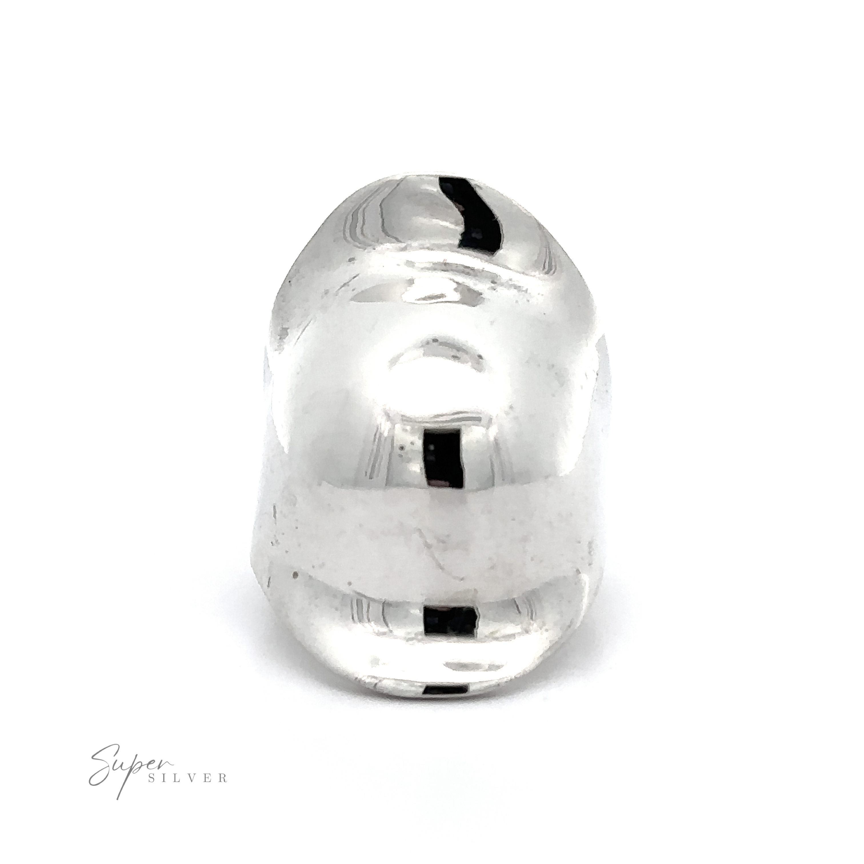 An Unfinished Domed Ring *Final Sale* on a white background available at a discount price.